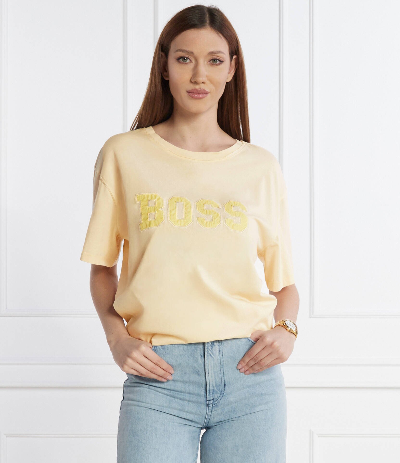BOSS Orange Tricou | Relaxed fit