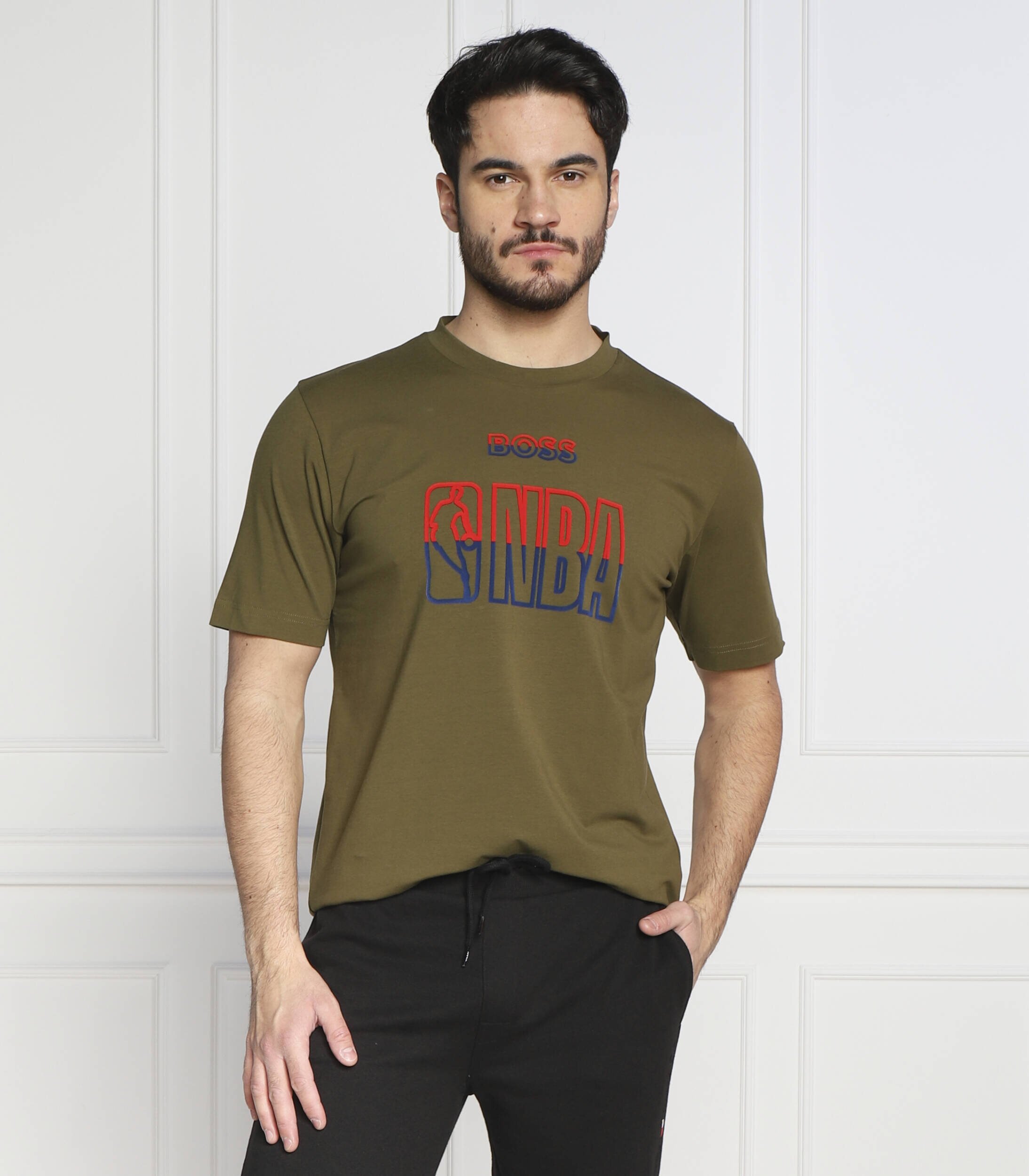 BOSS Orange Tricou T_Basket_4 BOSS X NBA | Relaxed fit
