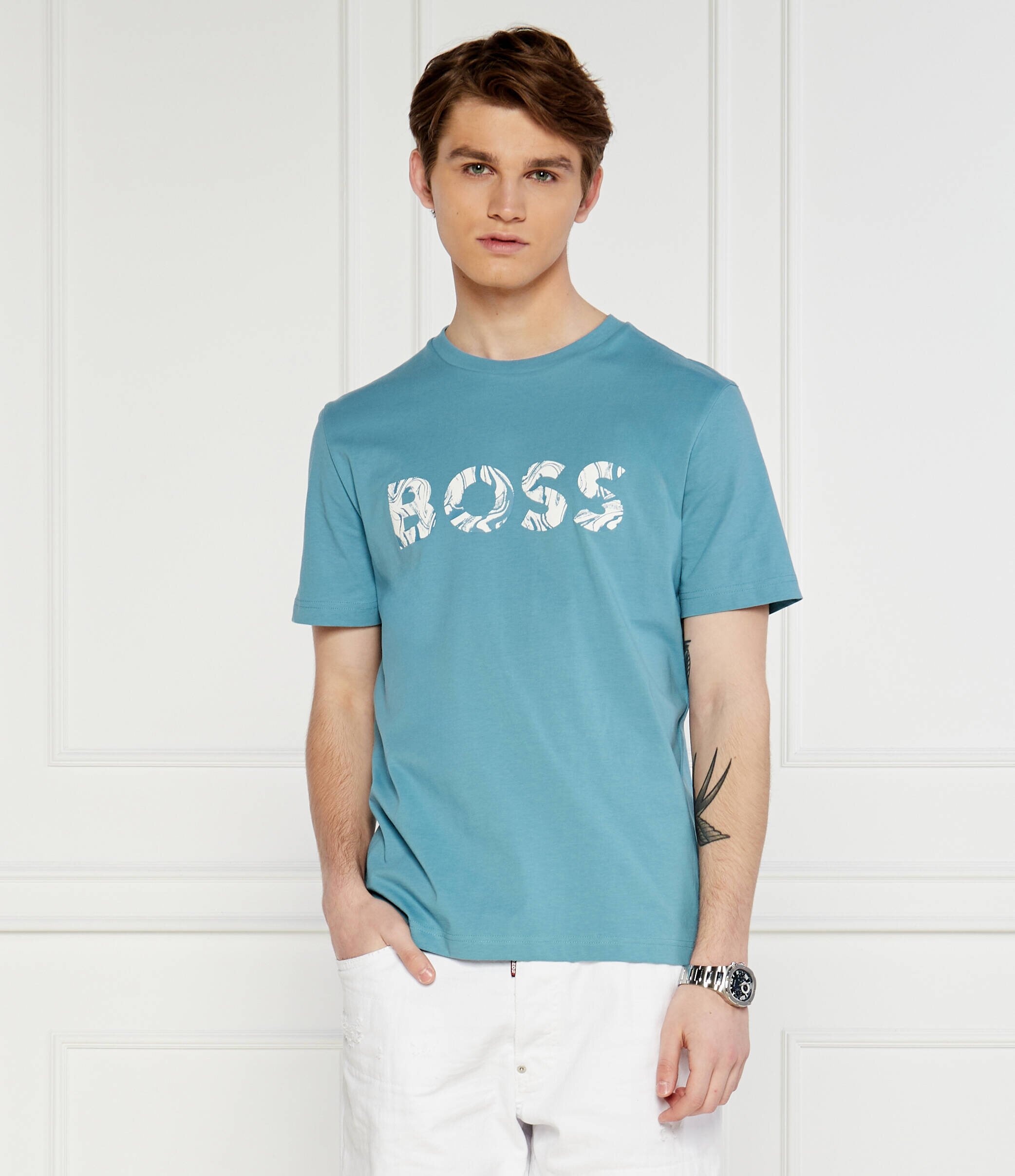 BOSS Orange Tricou Te_Bossocean | Regular Fit
