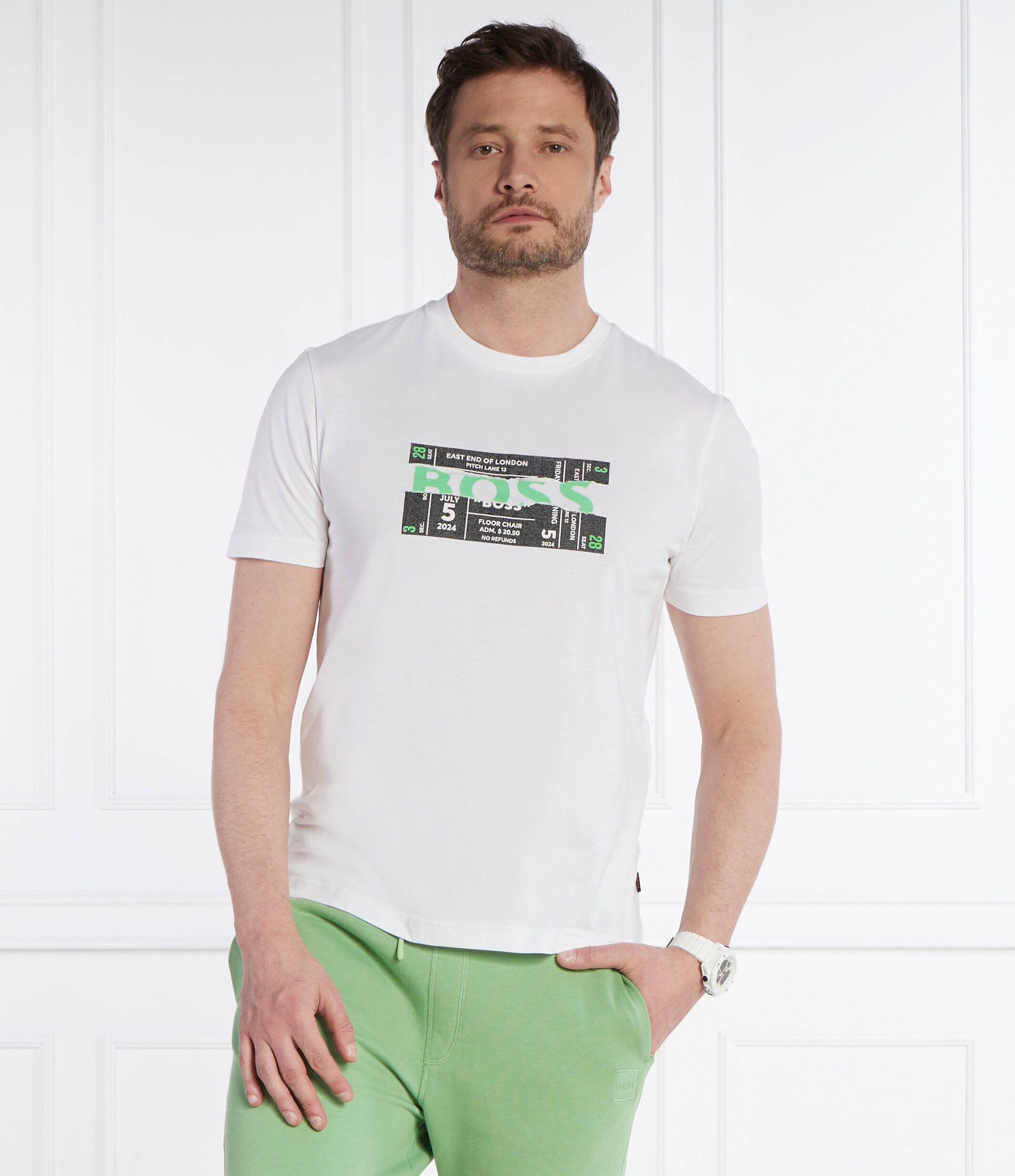 BOSS Orange Tricou Te_BossTicket | Regular Fit