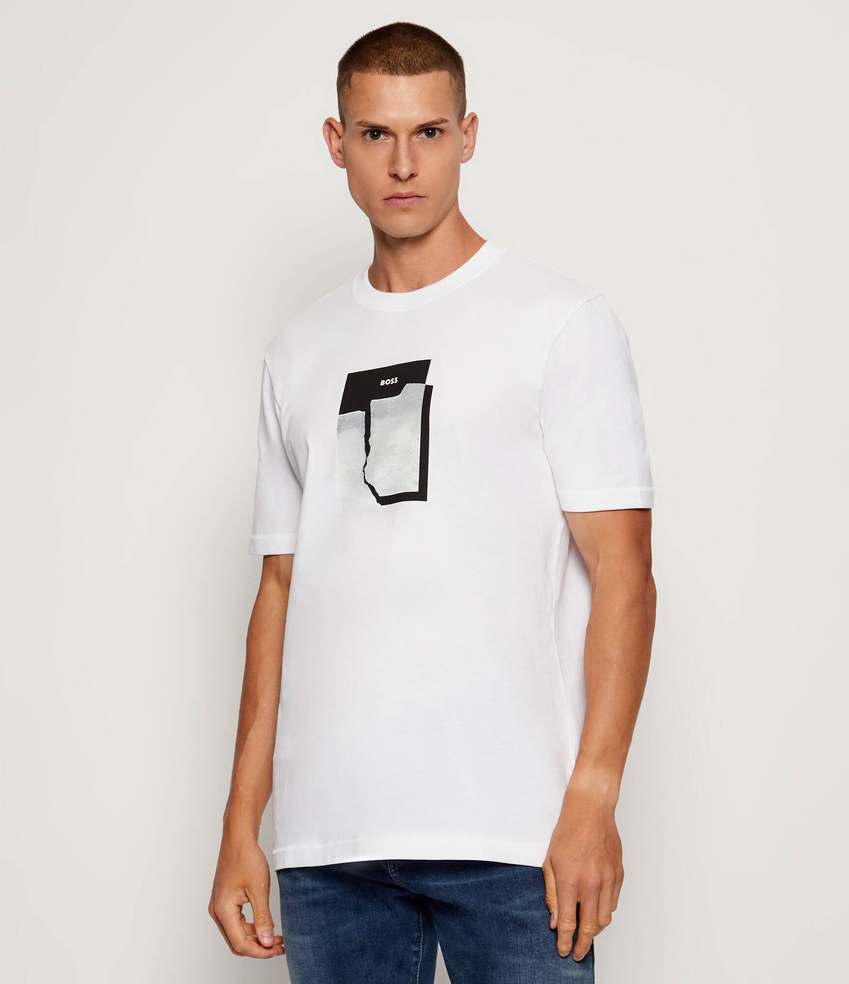 BOSS Orange Tricou Te_brokenic | regular fit