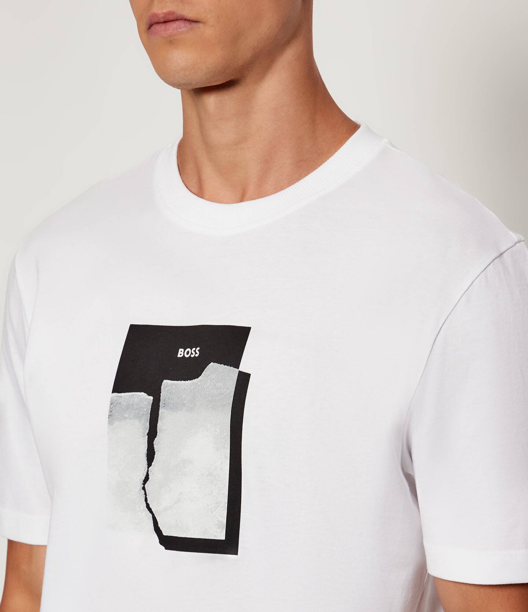 BOSS Orange Tricou Te_brokenic | regular fit