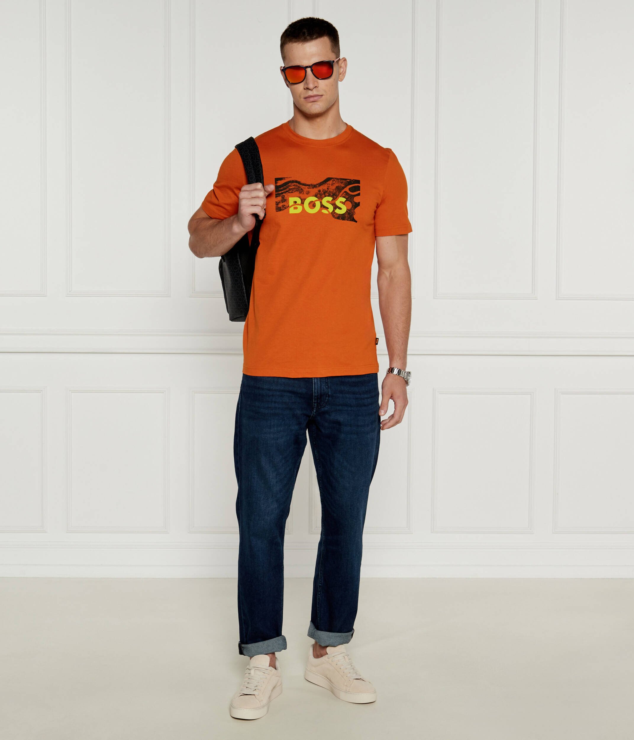 BOSS Orange Tricou Te_Building | Regular Fit