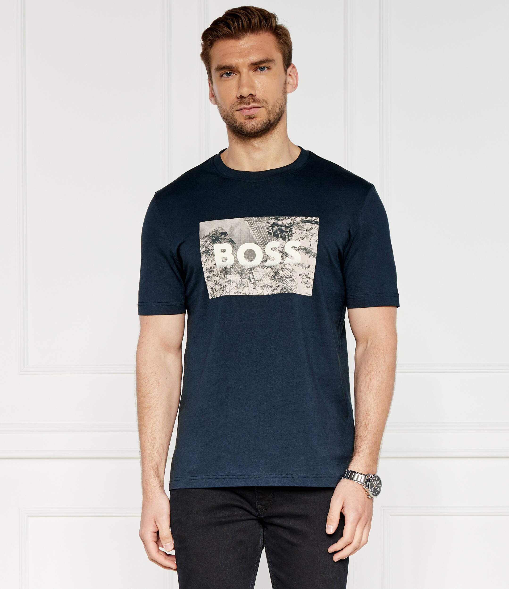 BOSS Orange Tricou TE_BUILDING | Regular Fit