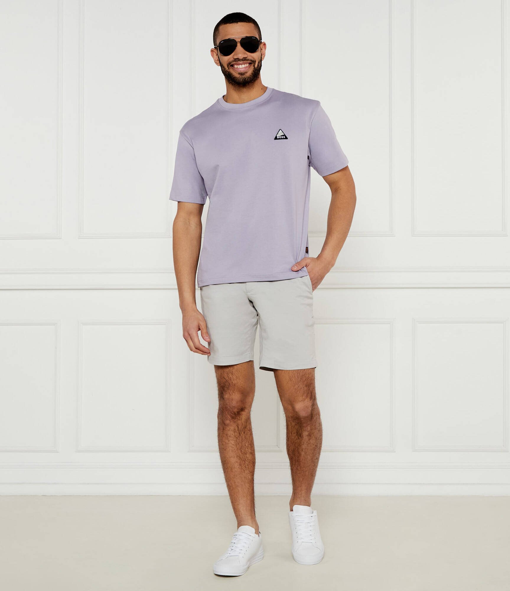 BOSS Orange Tricou Te_fishpatch | Loose fit