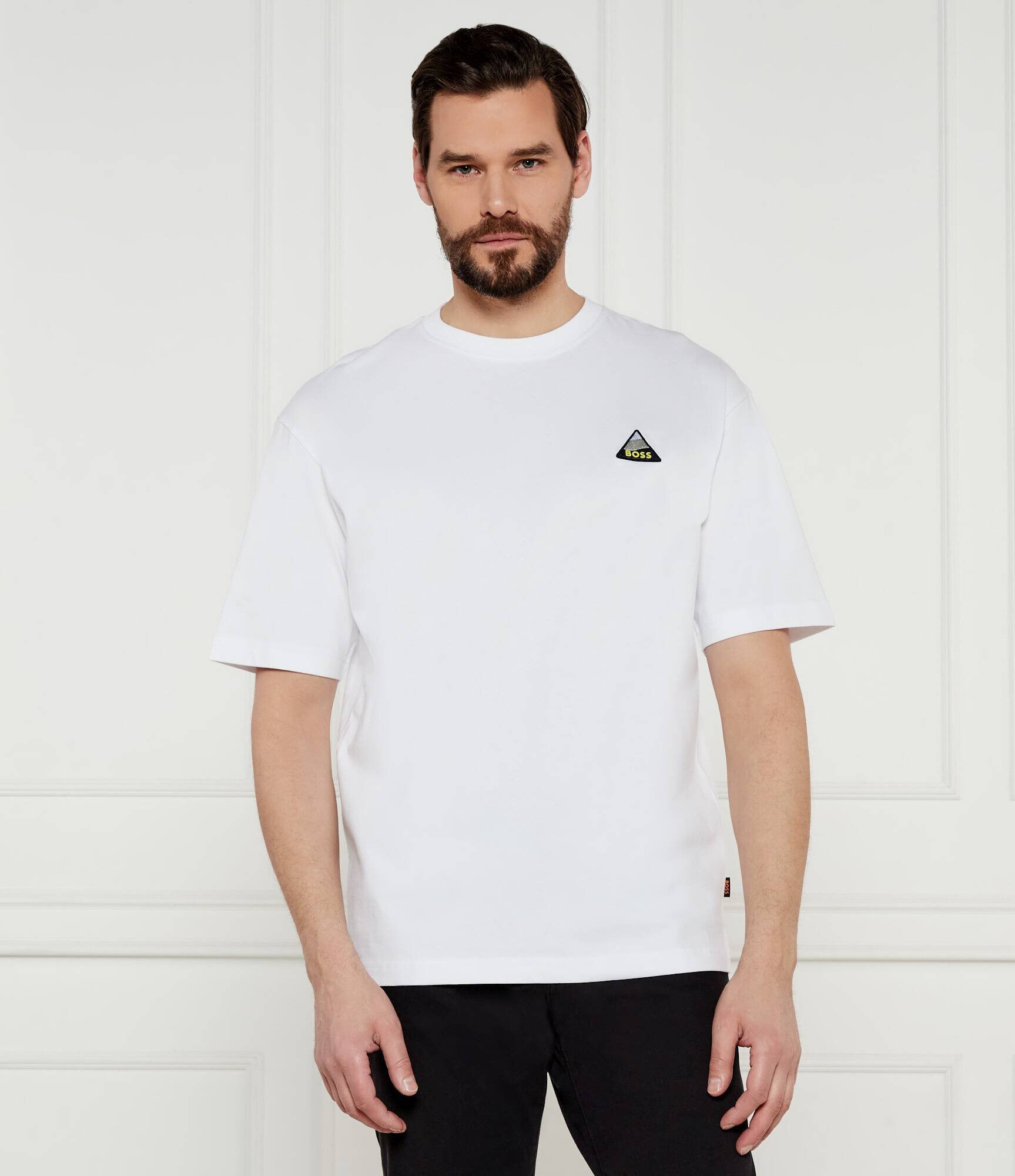 BOSS Orange Tricou Te_fishpatch | Loose fit