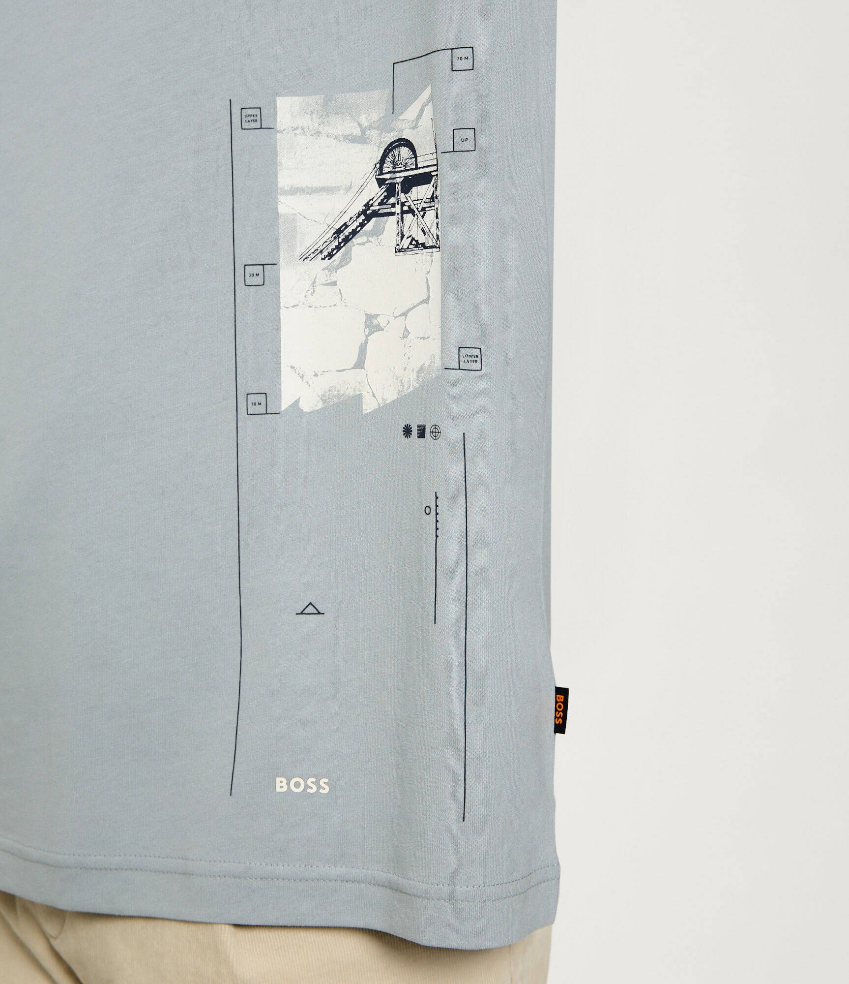 BOSS Orange Tricou Te_Journey | Loose fit