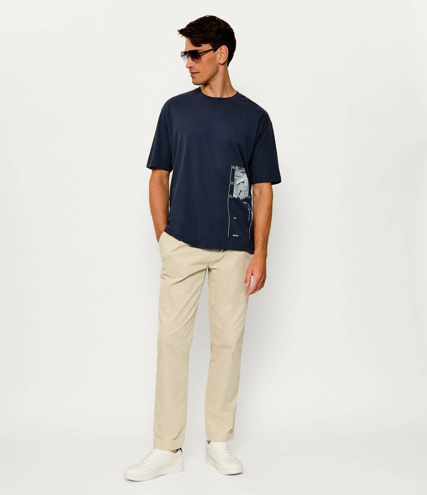 BOSS Orange Tricou Te_Journey | Loose fit