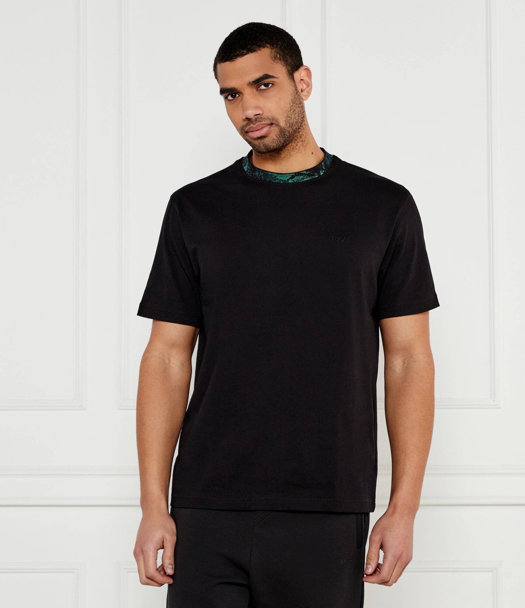 BOSS Orange Tricou Te_JungleCollar | Relaxed fit