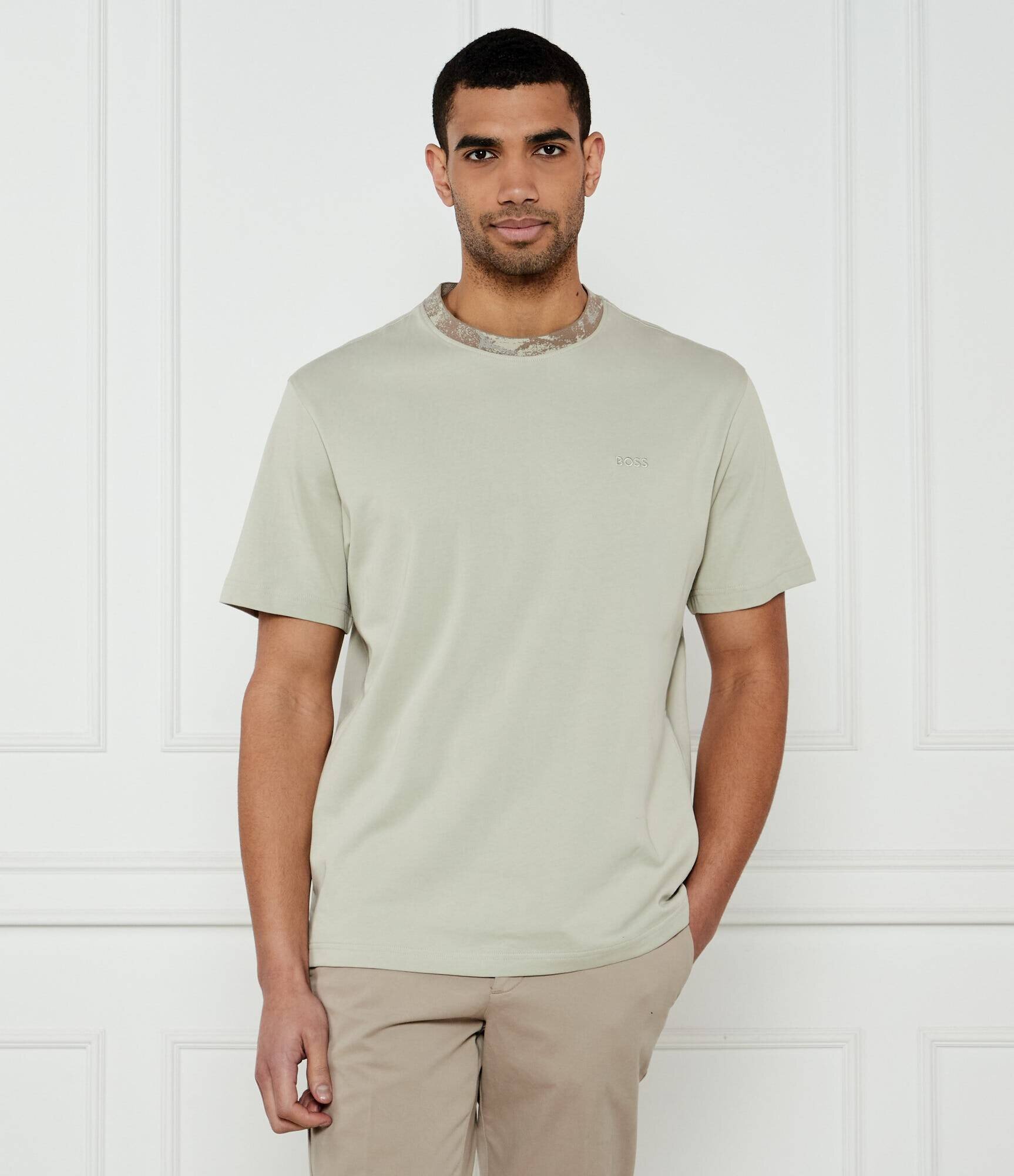 BOSS Orange Tricou Te_JungleCollar | Relaxed fit