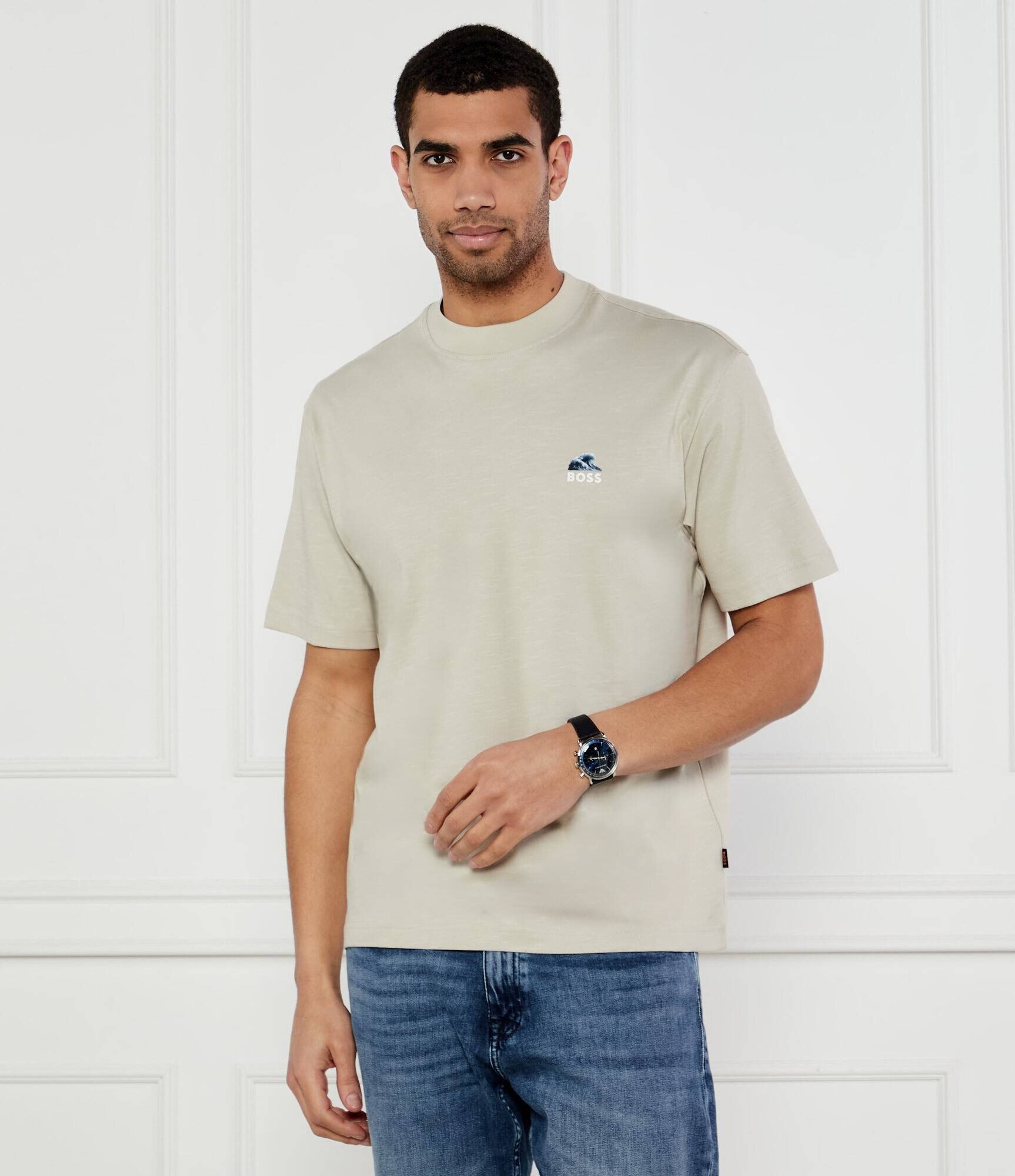 BOSS Orange Tricou Te_numbers | Loose fit