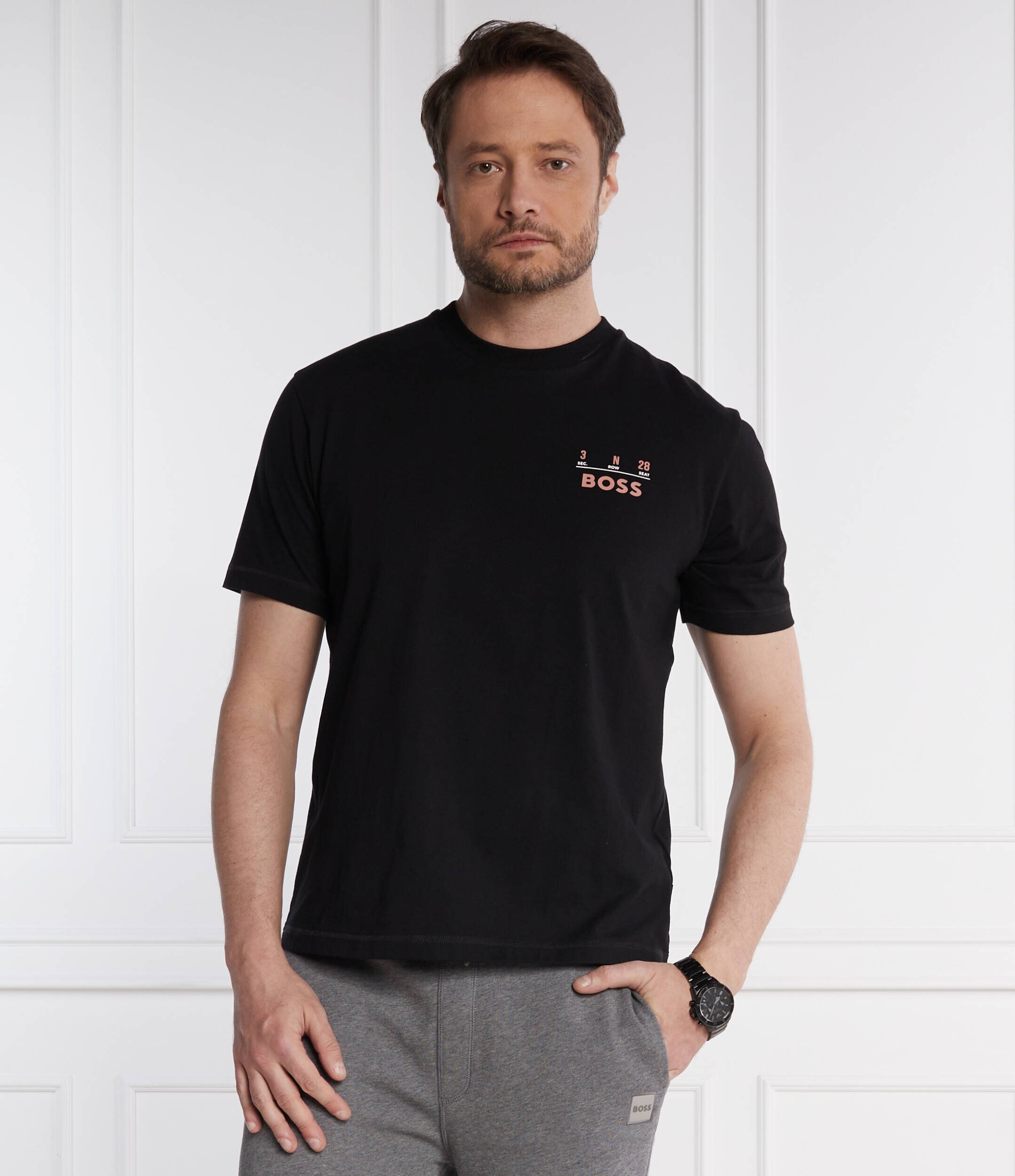 BOSS Orange Tricou Te_Records | Relaxed fit