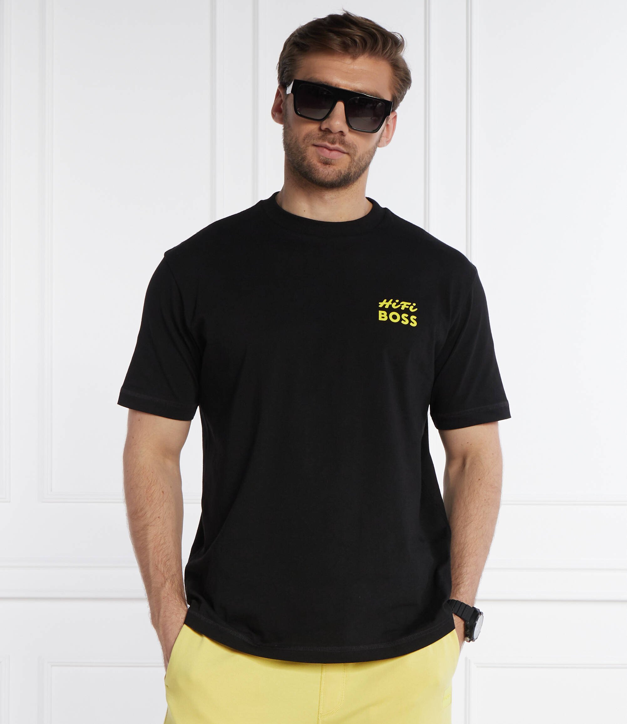 BOSS Orange Tricou Te_Records | Relaxed fit