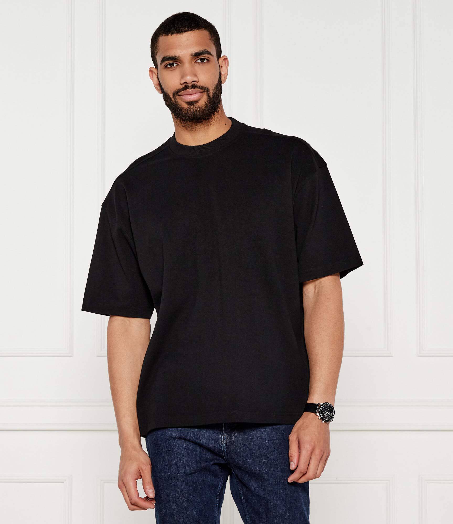 BOSS Orange Tricou Te_Rounded | Oversize fit