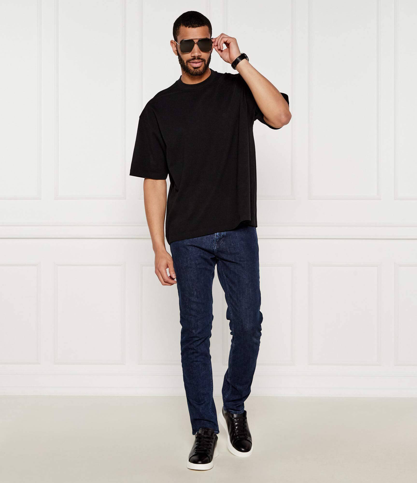 BOSS Orange Tricou Te_Rounded | Oversize fit
