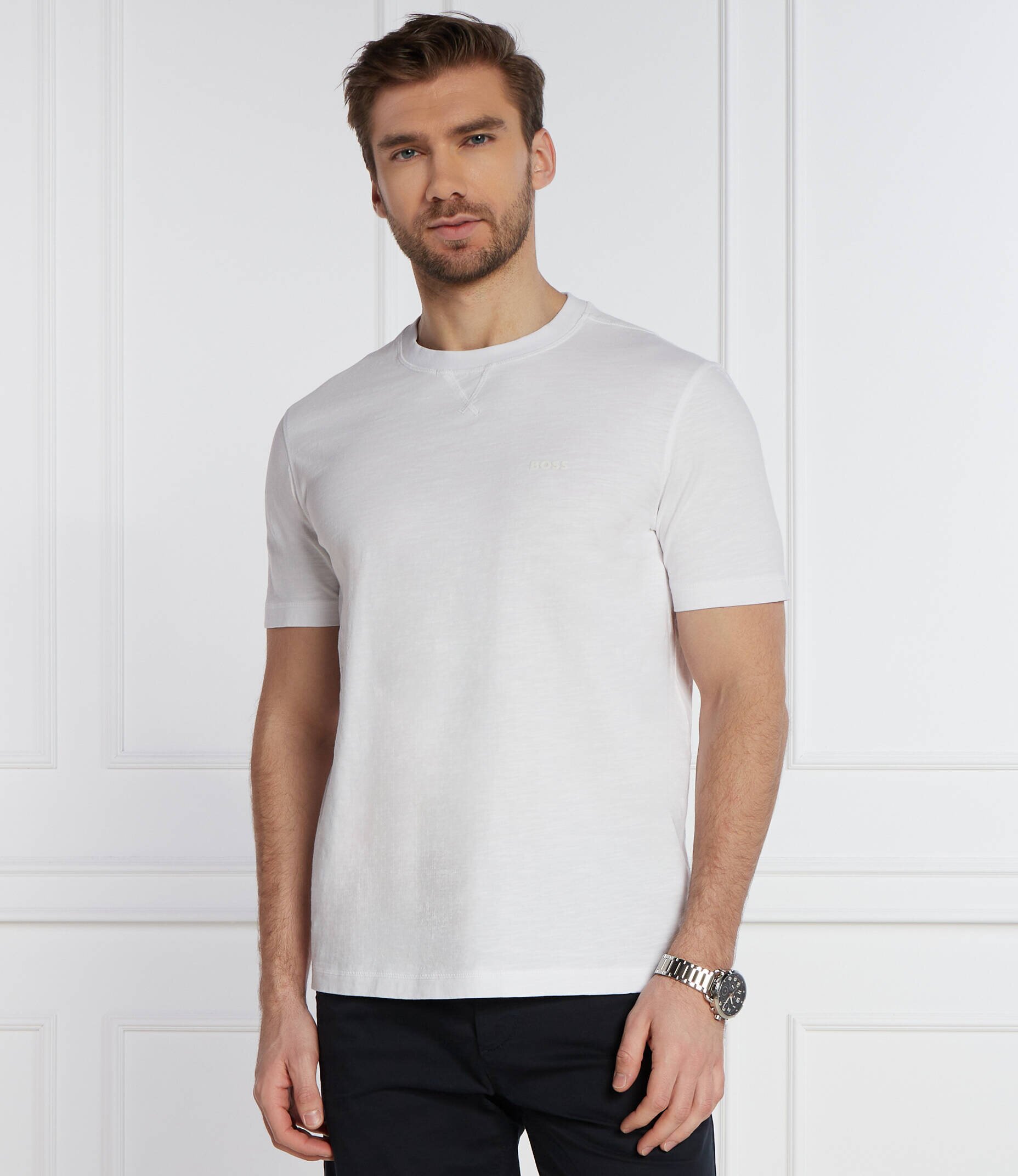 BOSS Orange Tricou Te_Slub | Regular Fit