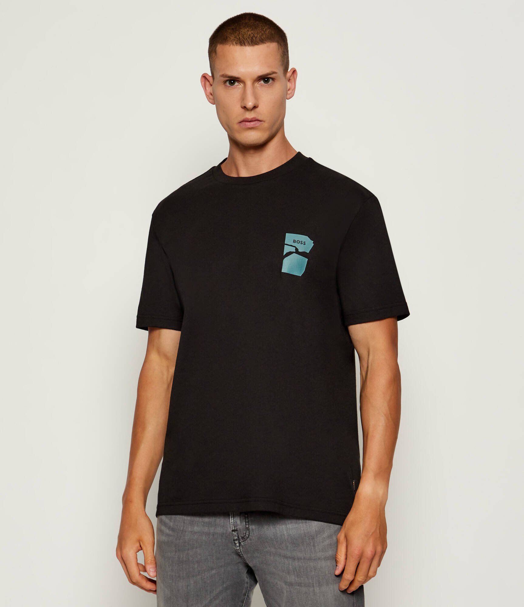 BOSS Orange Tricou Te_structure | regular fit