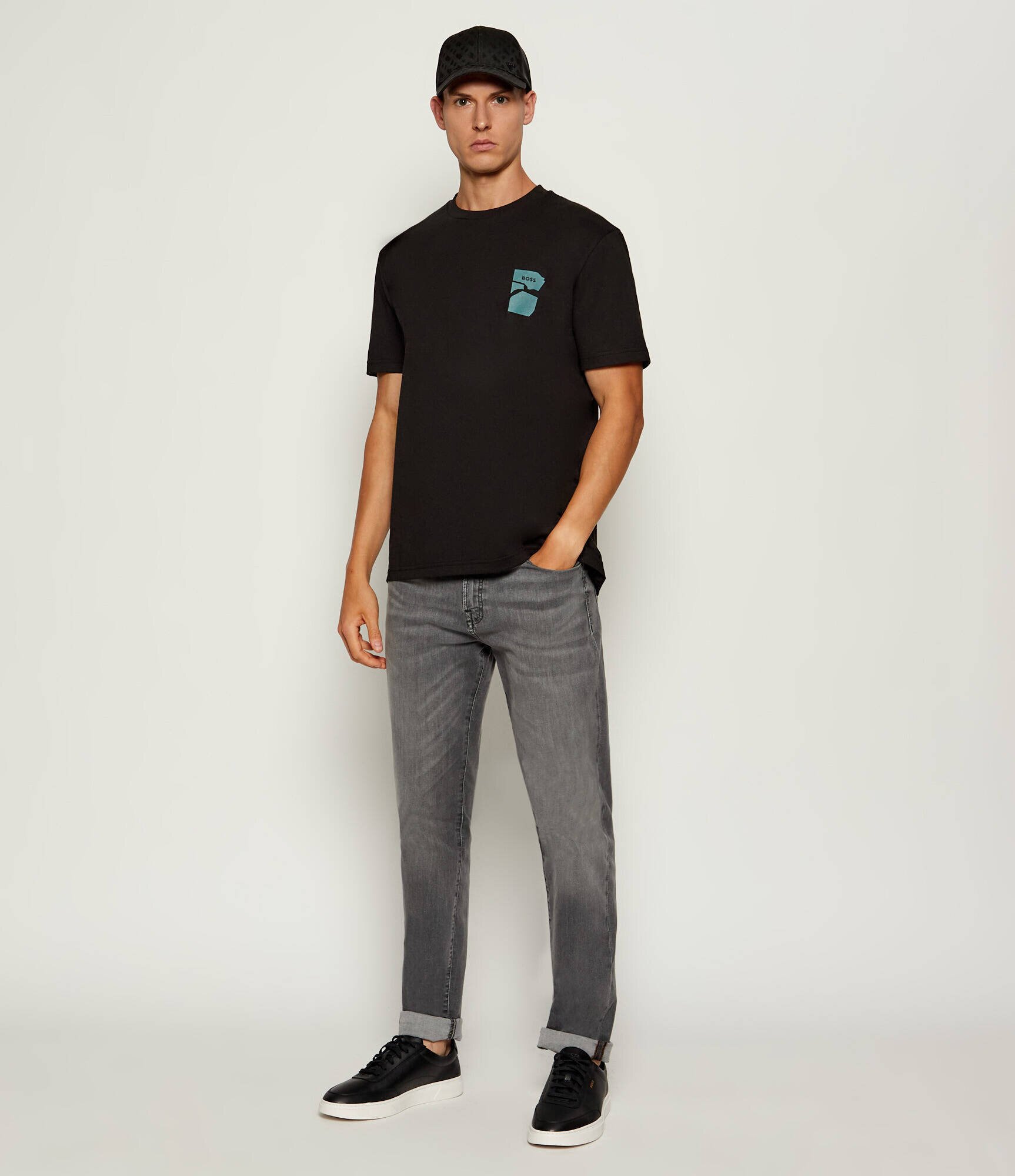 BOSS Orange Tricou Te_structure | regular fit