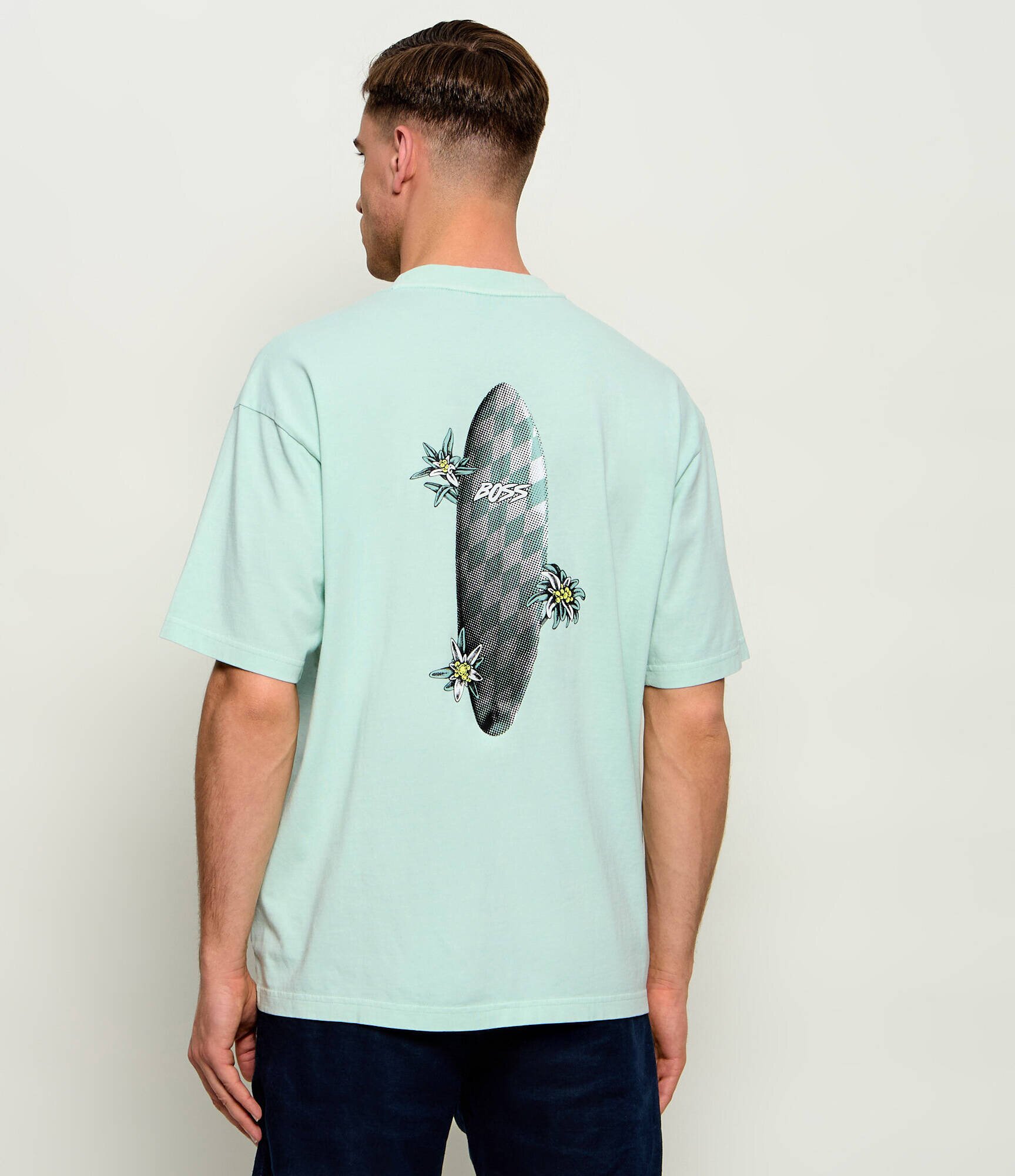 BOSS Orange Tricou Te_SurfWash | Relaxed fit
