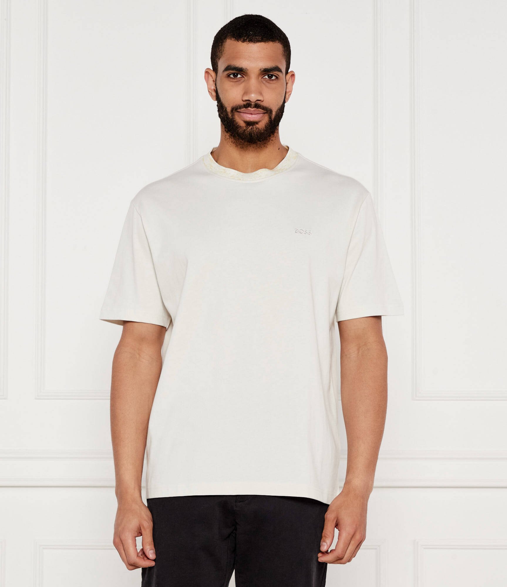 BOSS Orange Tricou Te_Tirecollar | Relaxed fit