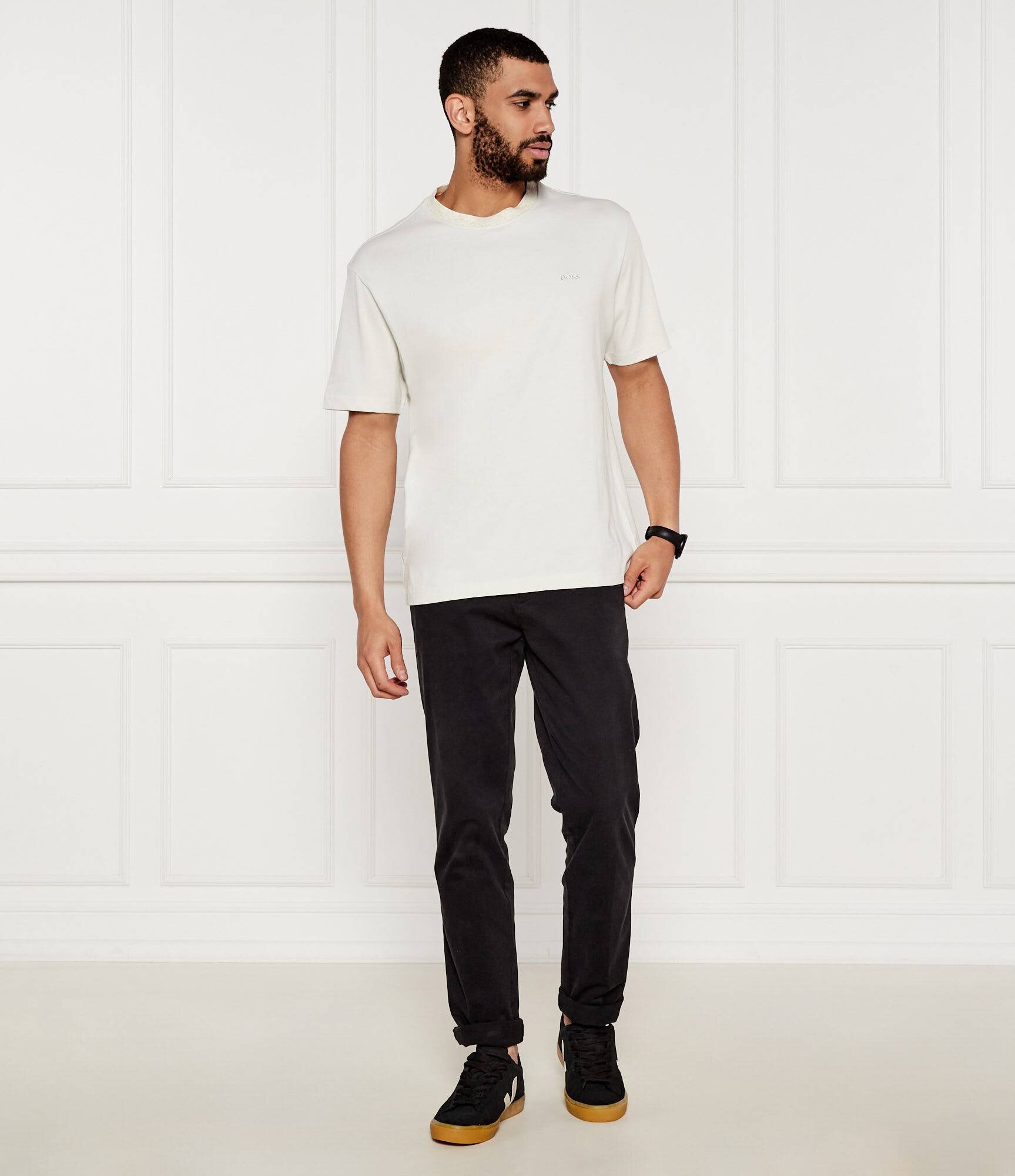 BOSS Orange Tricou Te_Tirecollar | Relaxed fit