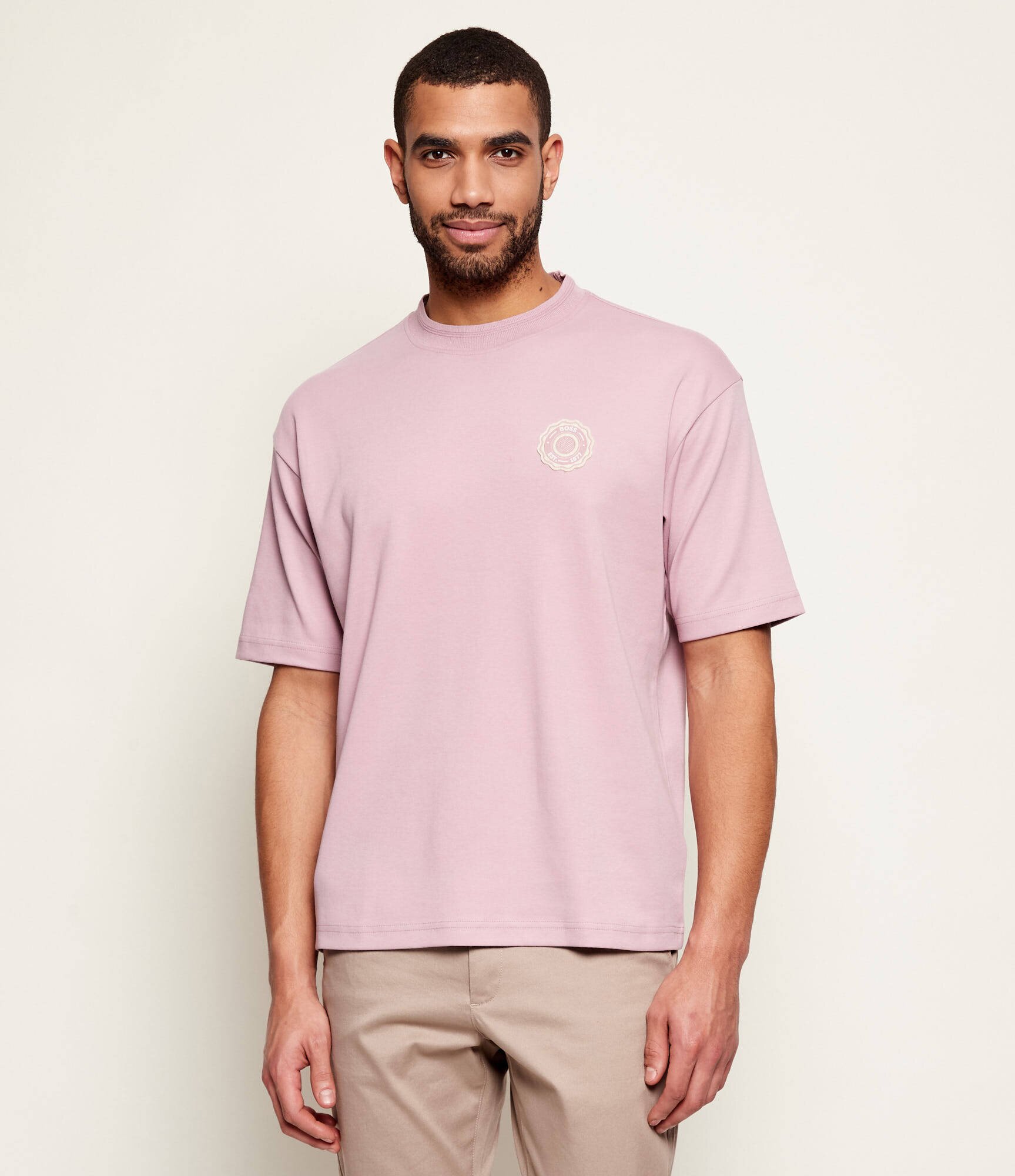 BOSS Orange Tricou Te_Varsity | Loose fit