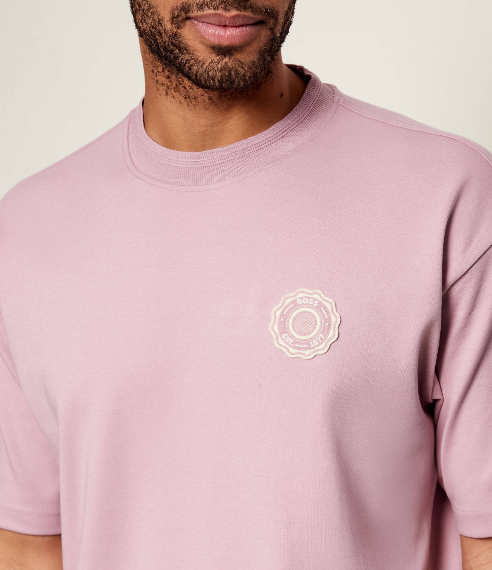 BOSS Orange Tricou Te_Varsity | Loose fit
