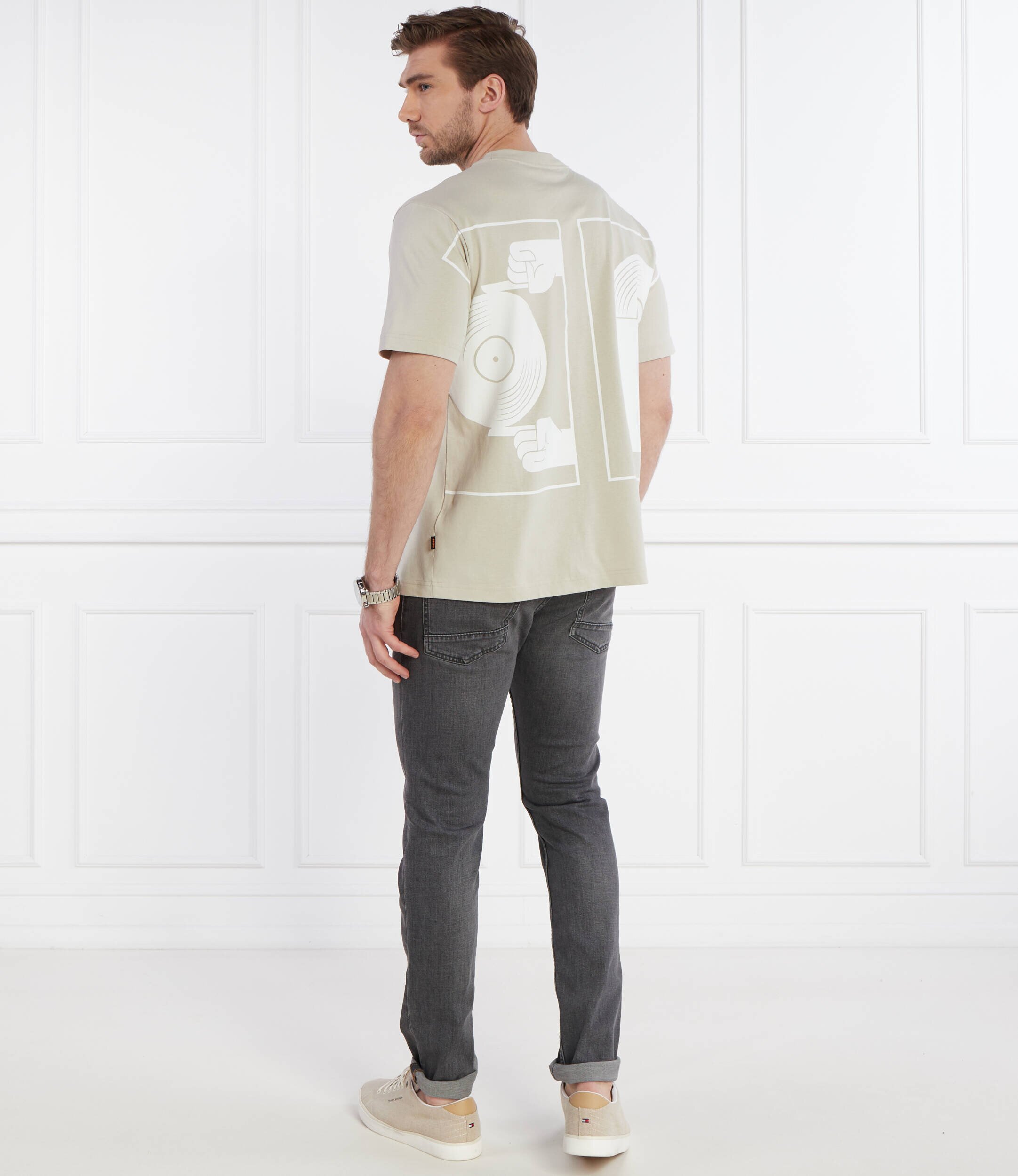 BOSS Orange Tricou Te_Vinyl | Regular Fit