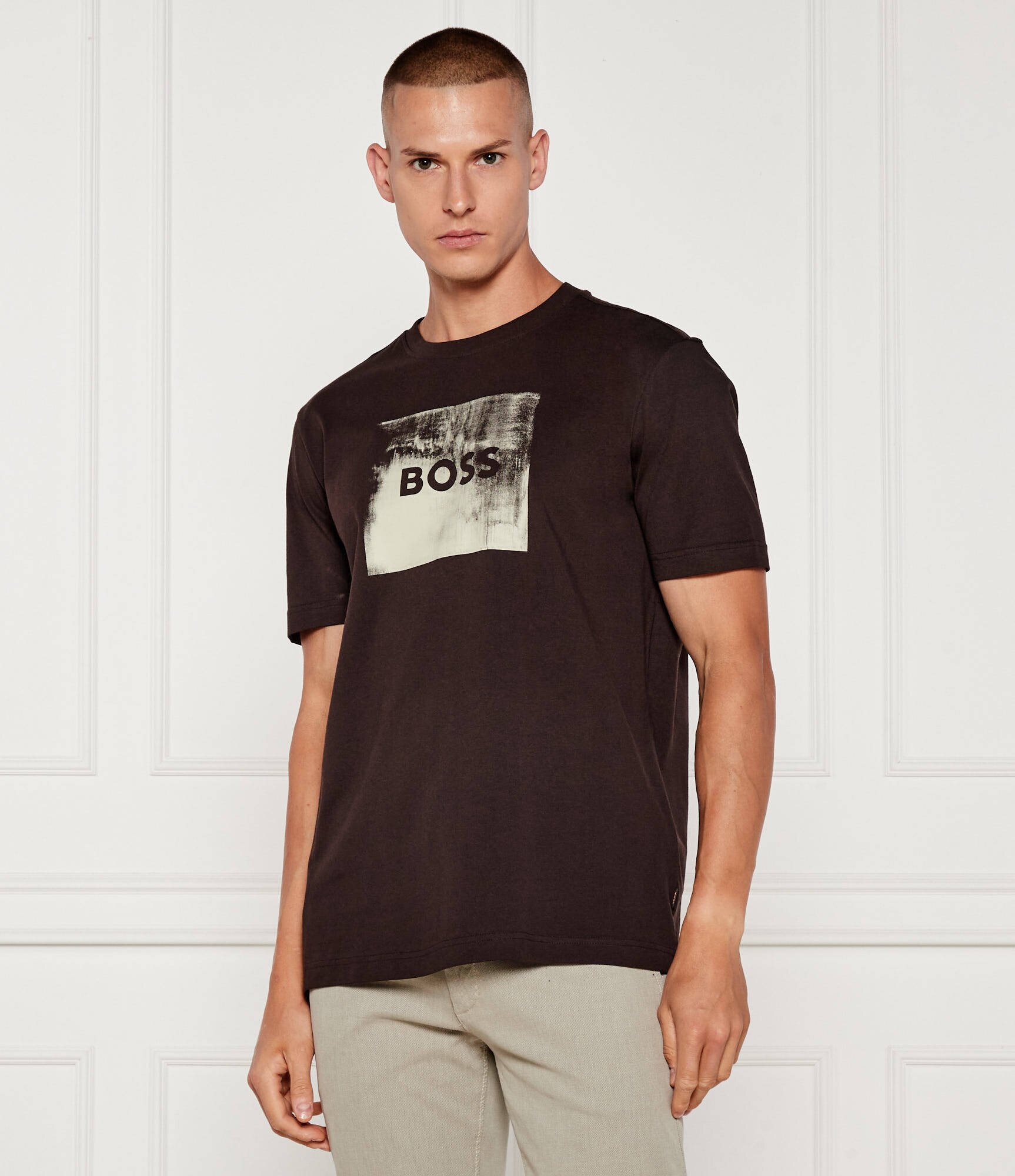BOSS Orange Tricou Te_Wheel | Regular Fit