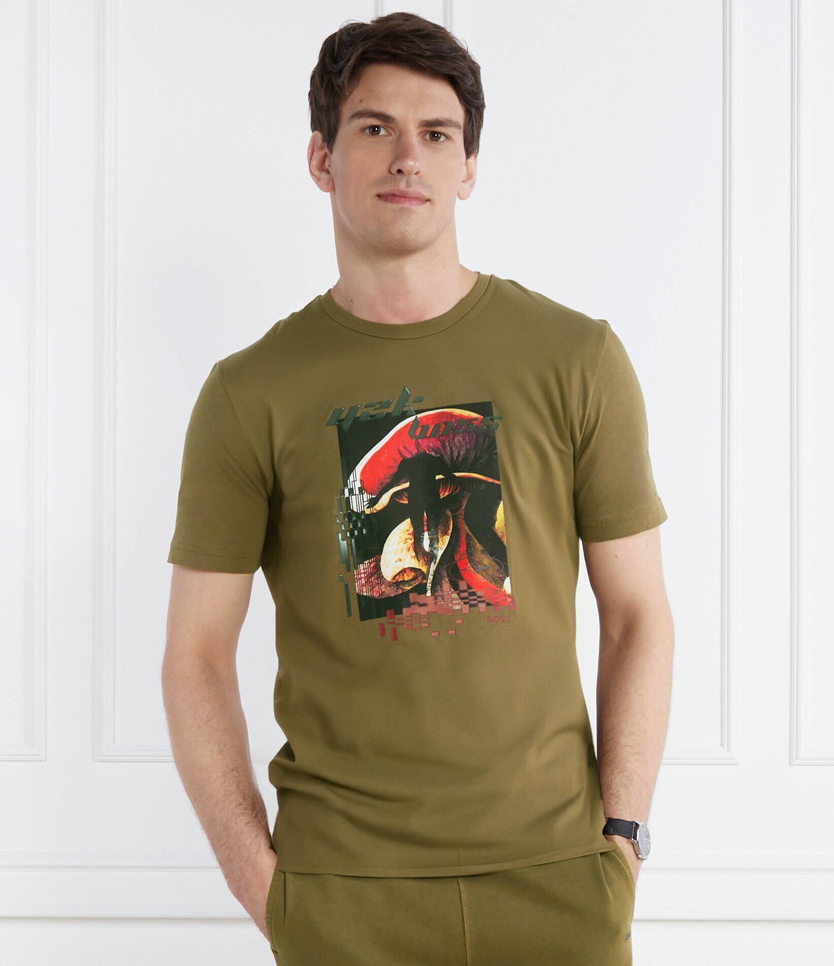 BOSS Orange Tricou TeeMushroom | Regular Fit