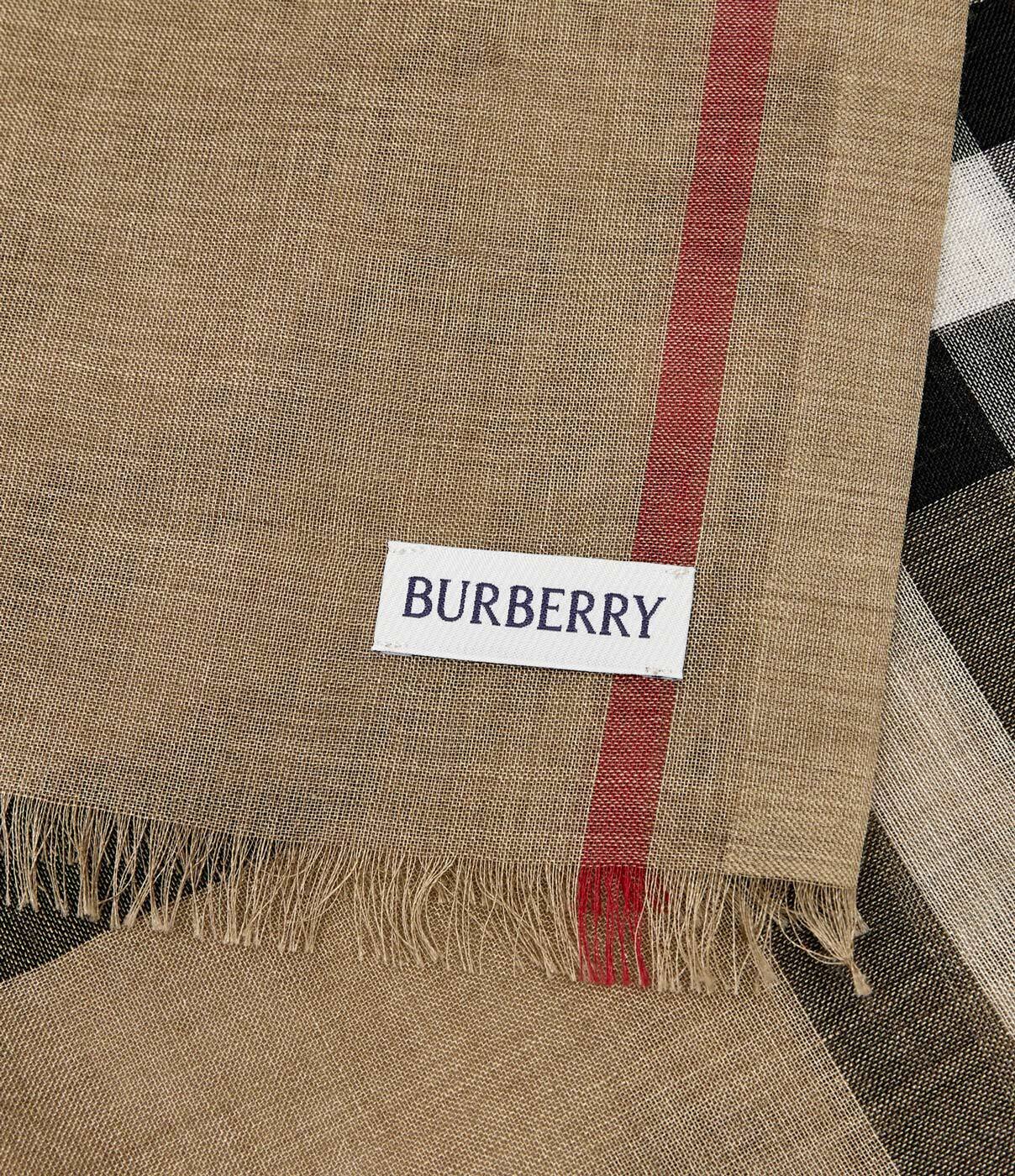 Burberry De lână șal cu adaos de mătase