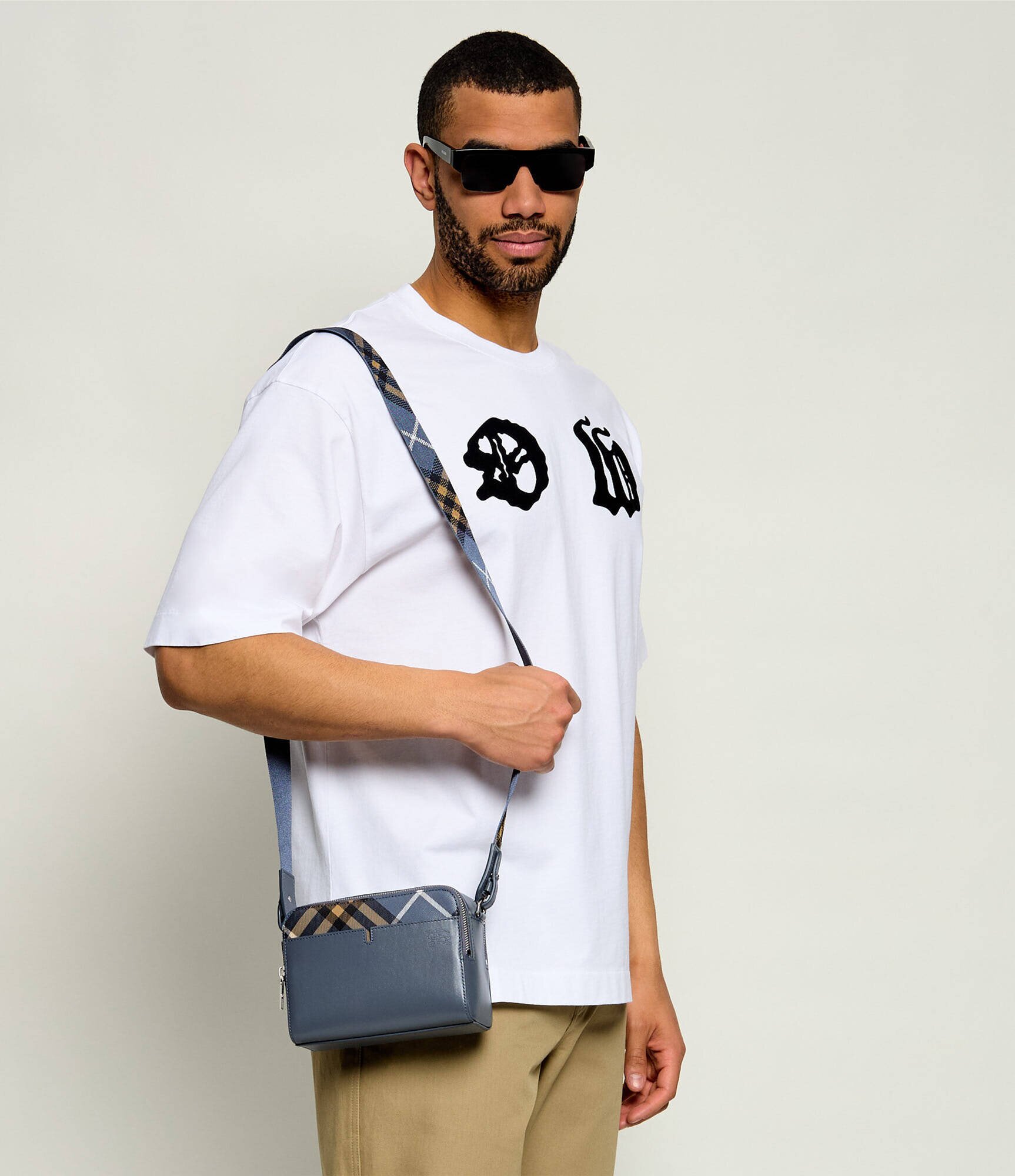 Burberry De piele geantă reporter | Pop Check