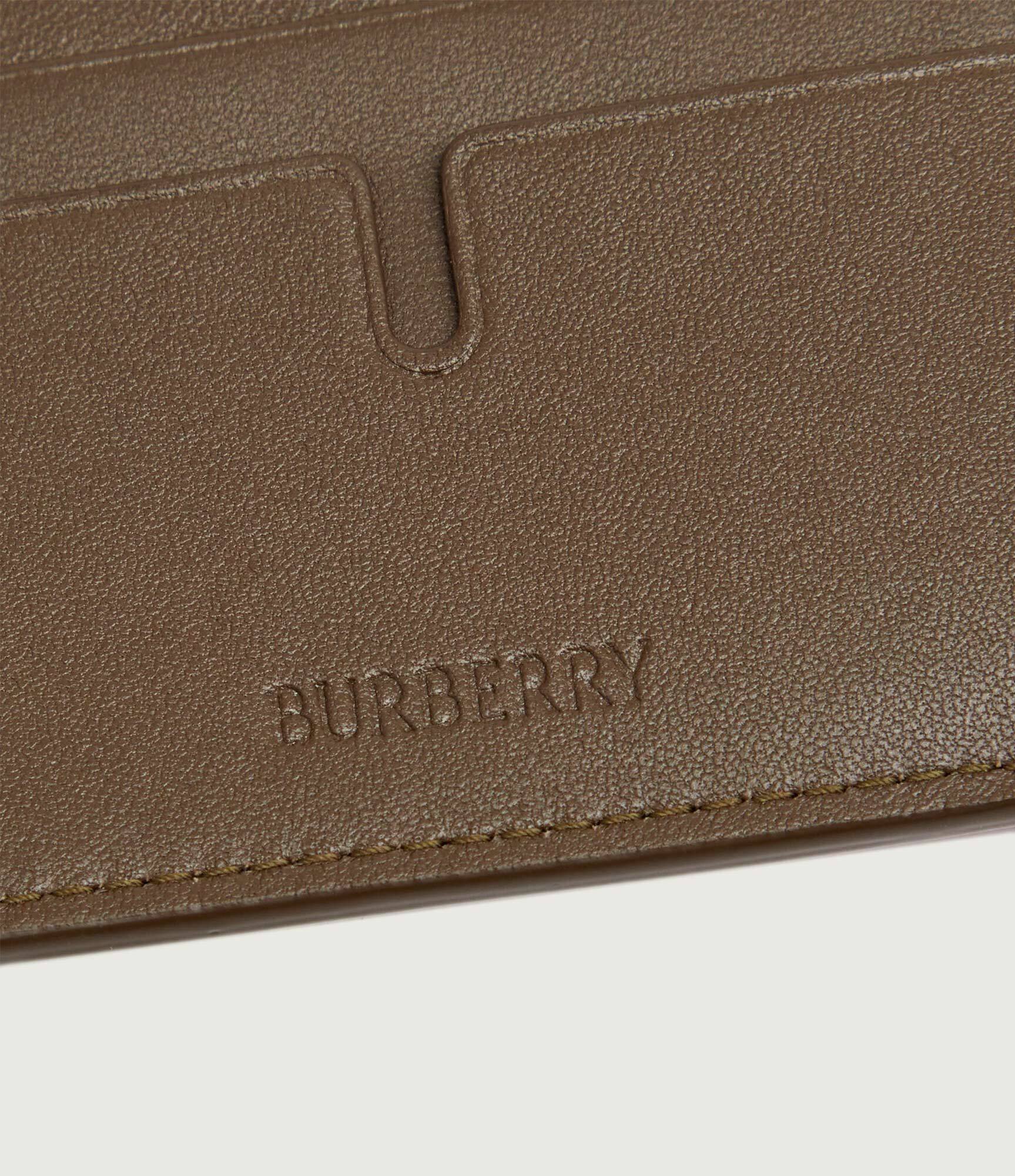 Burberry Portofel cu adaos de piele