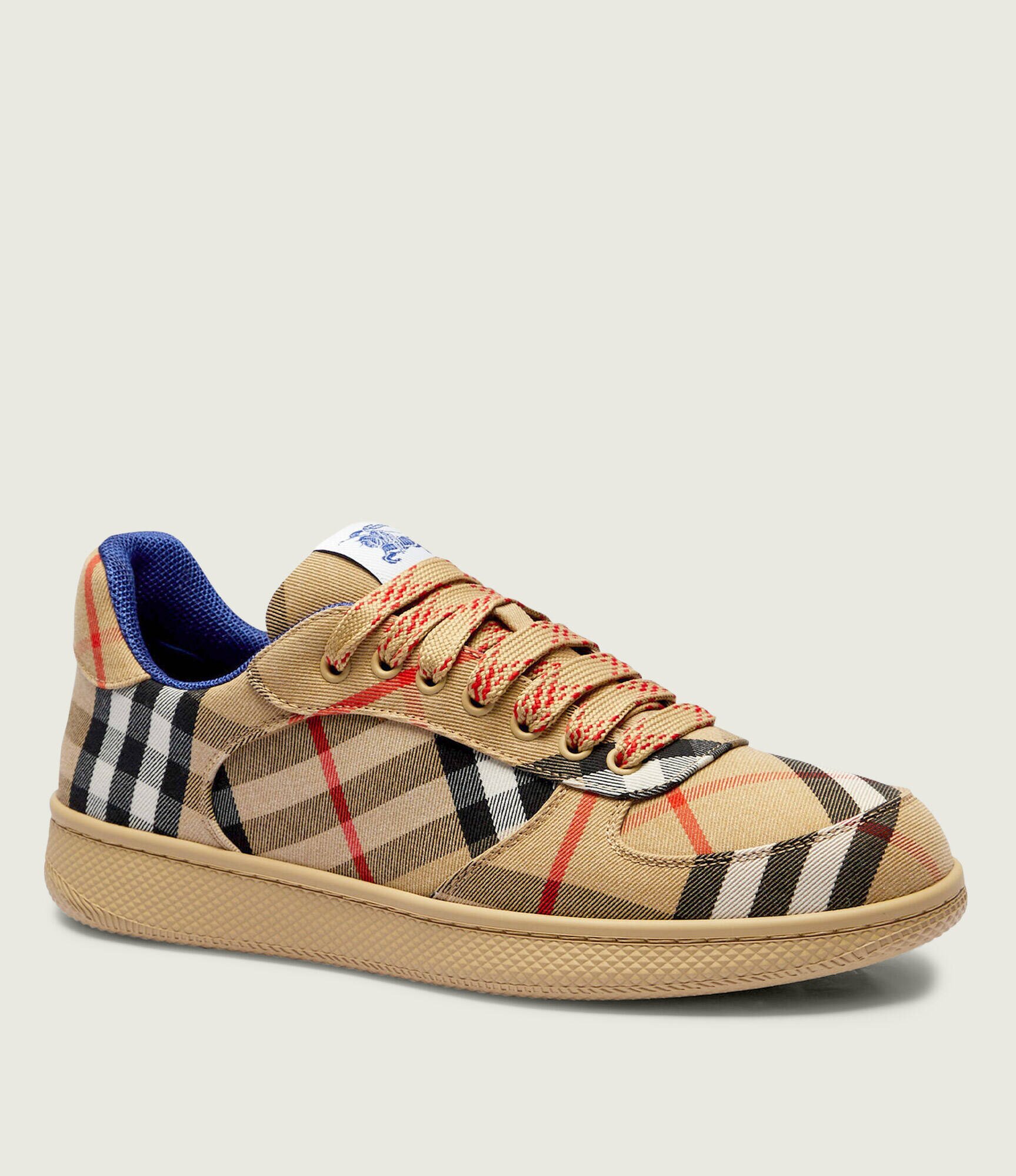 Burberry Sneakers Terrace cu adaos de piele