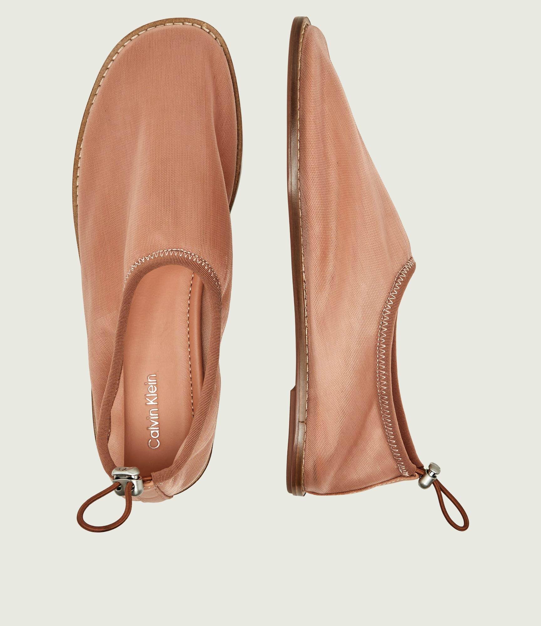 Calvin Klein Balerini cu adaos de piele