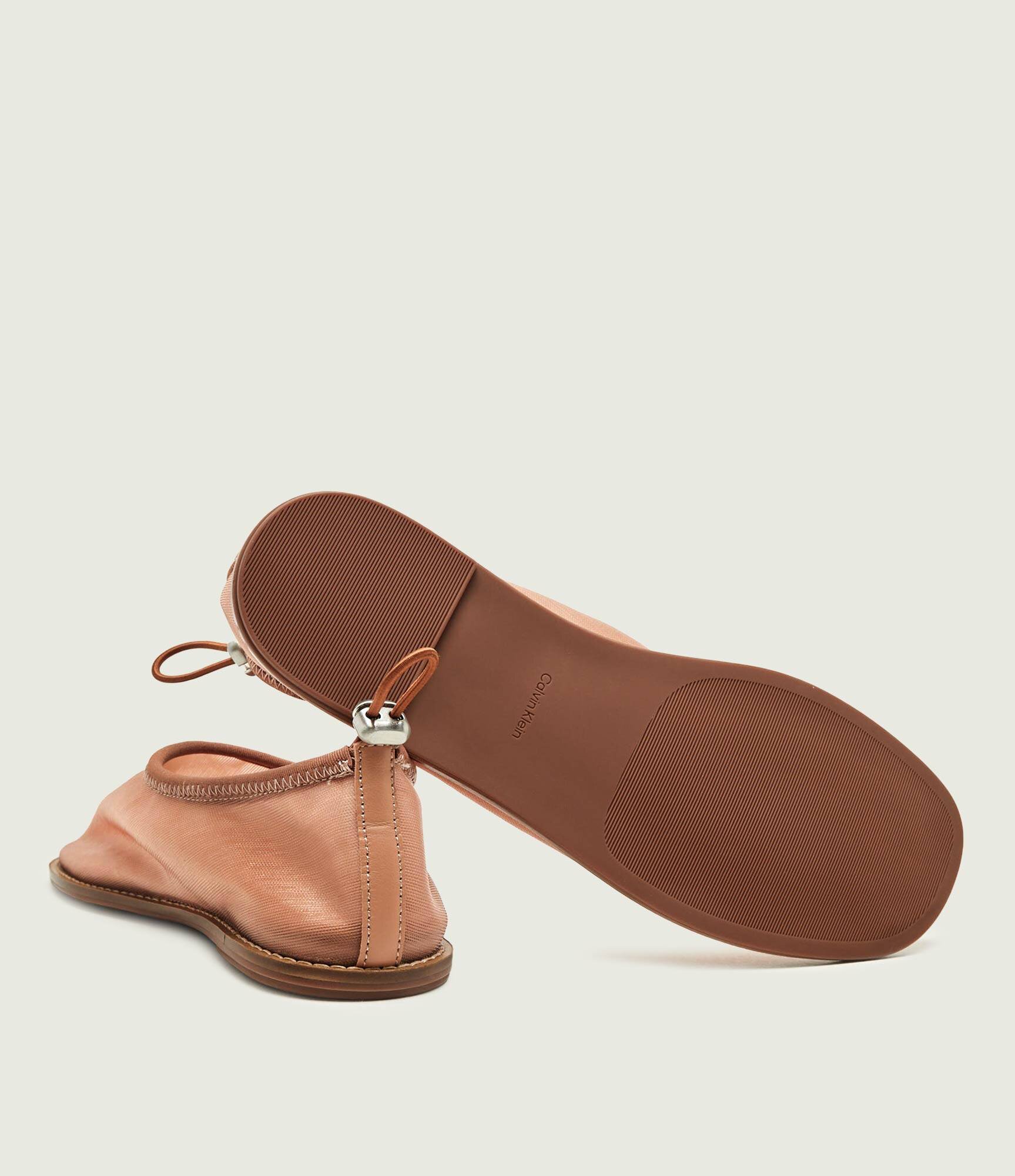 Calvin Klein Balerini cu adaos de piele