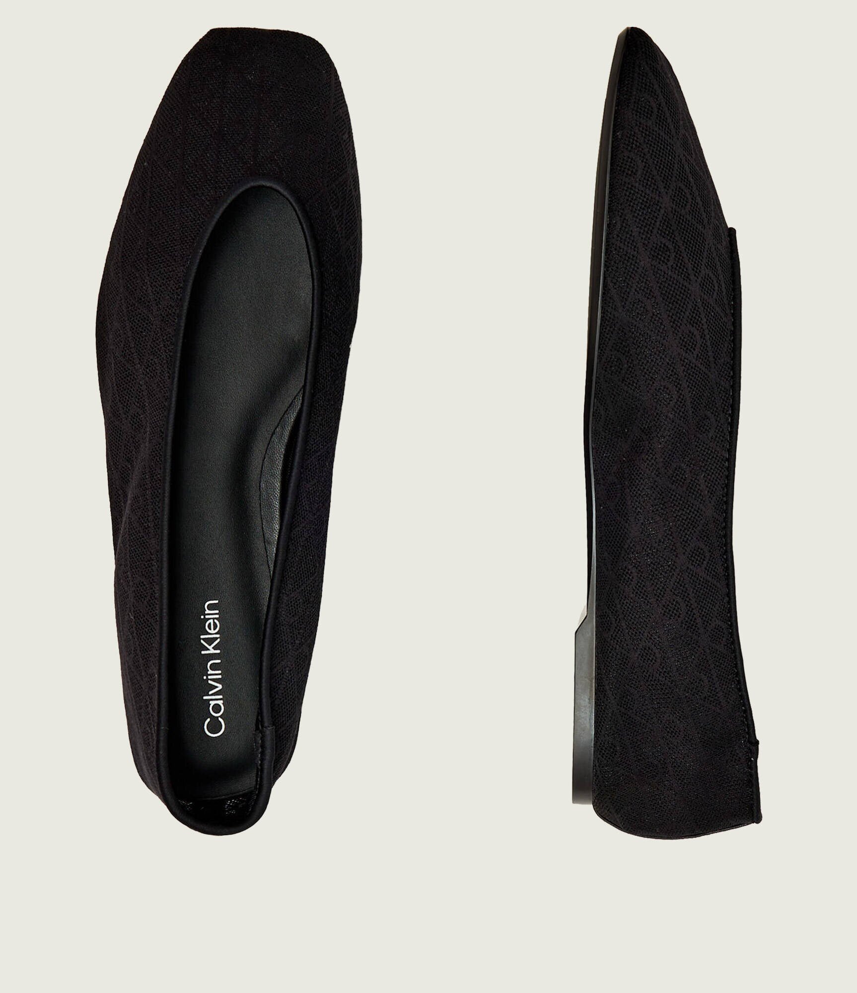 Calvin Klein Balerini cu adaos de piele