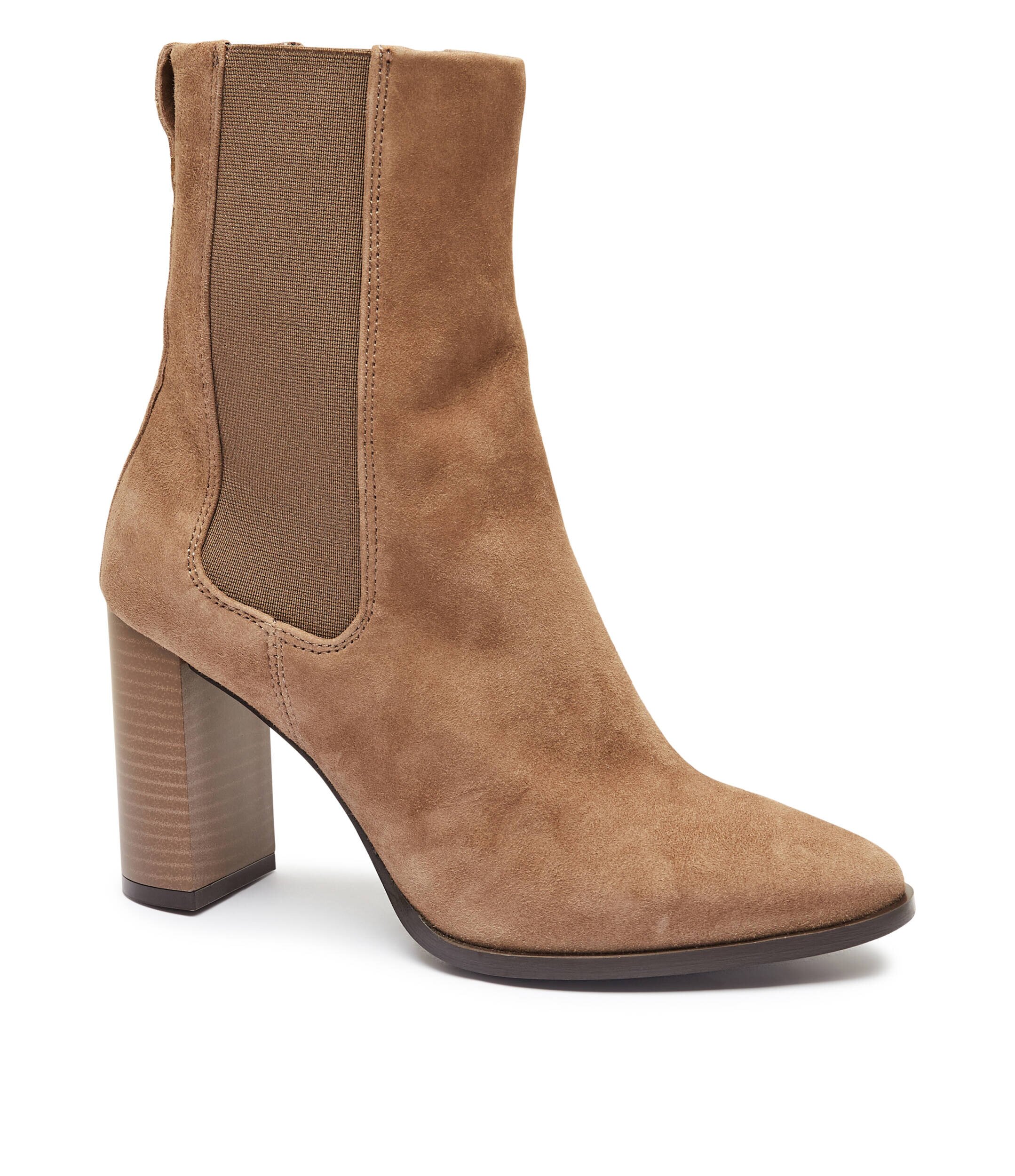 Calvin Klein Botine cu toc | piele întoarsă