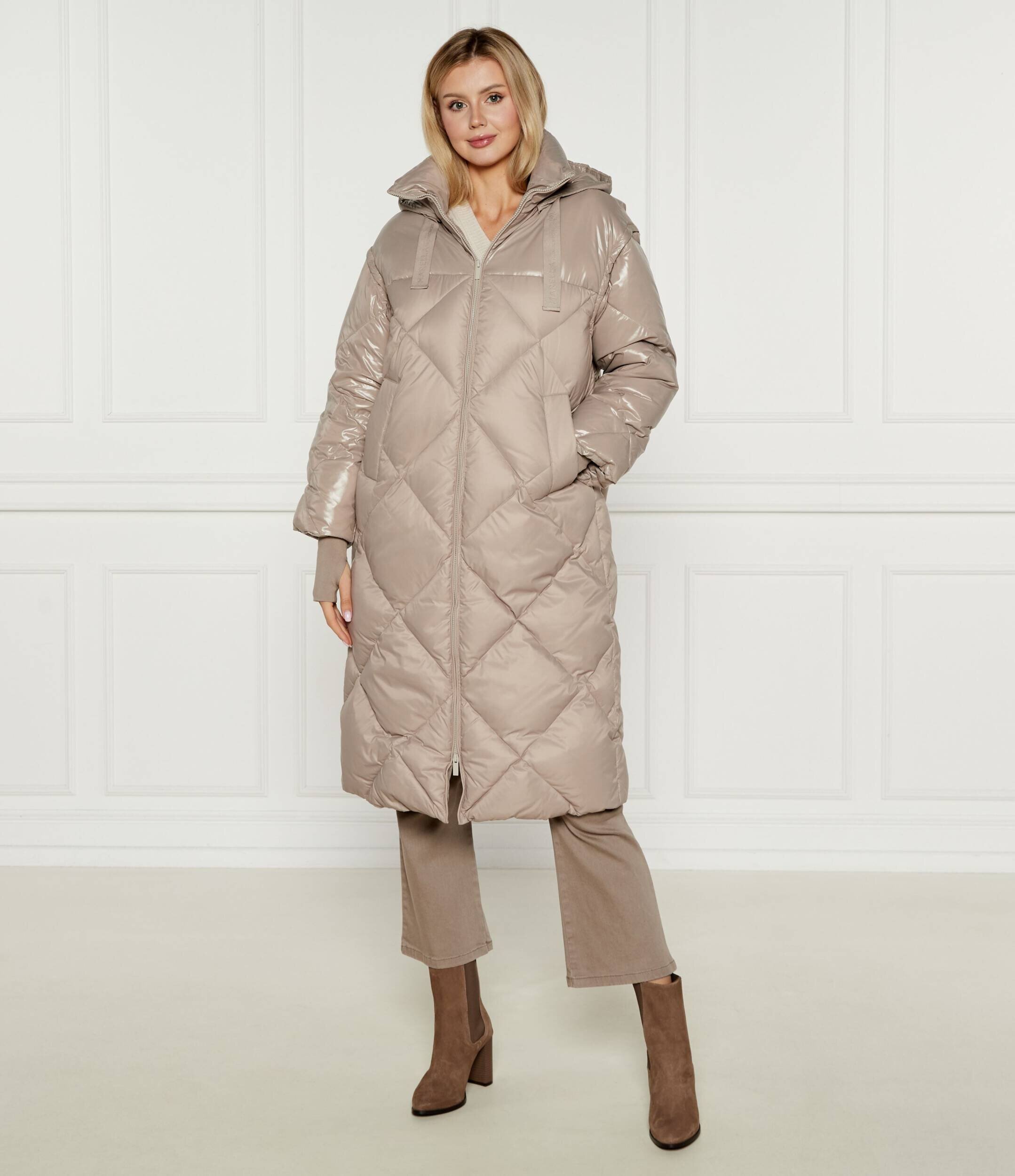 Calvin Klein Botine cu toc | piele întoarsă