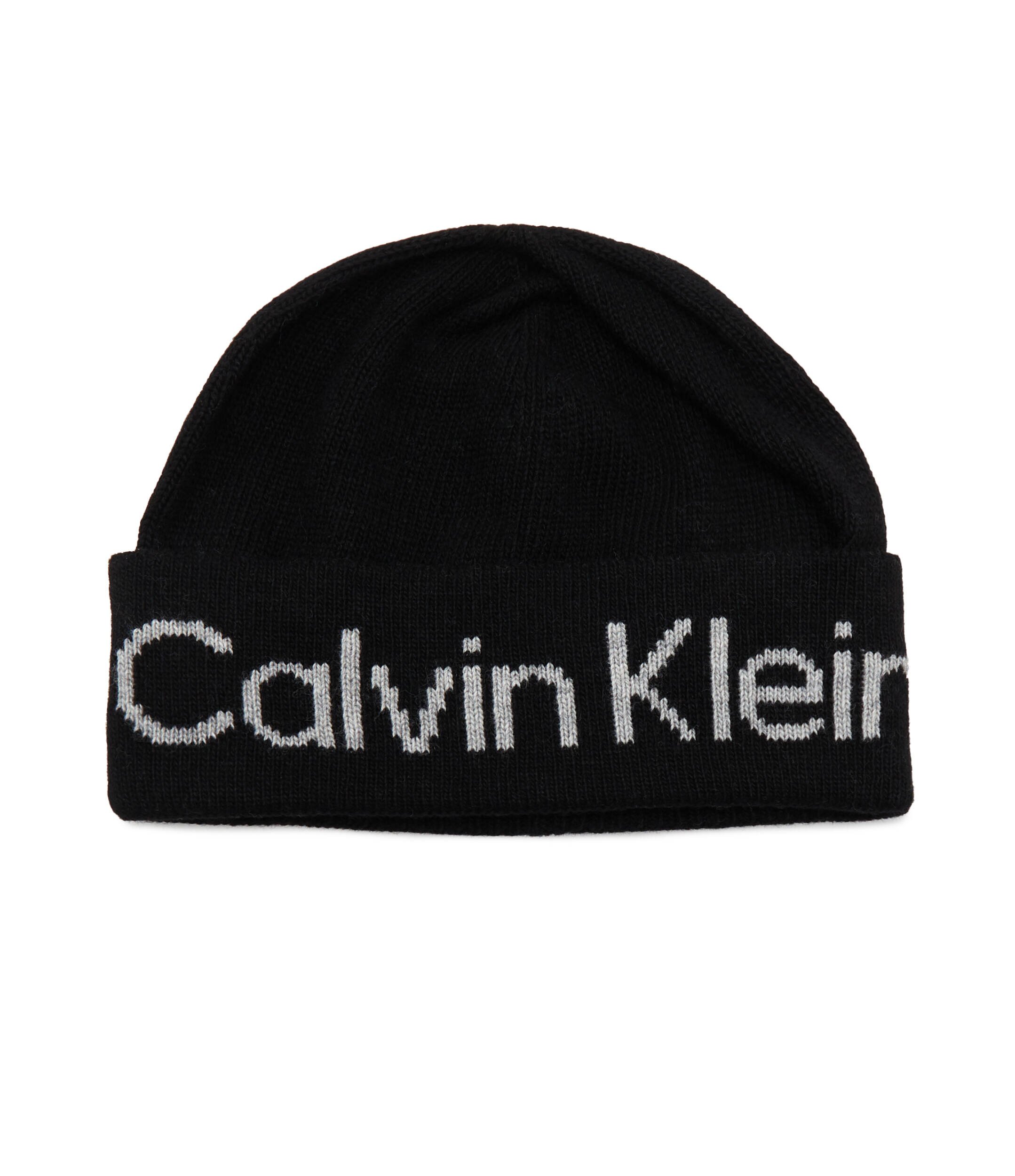 Calvin Klein Căciulă cu adaos de lână și cașmir