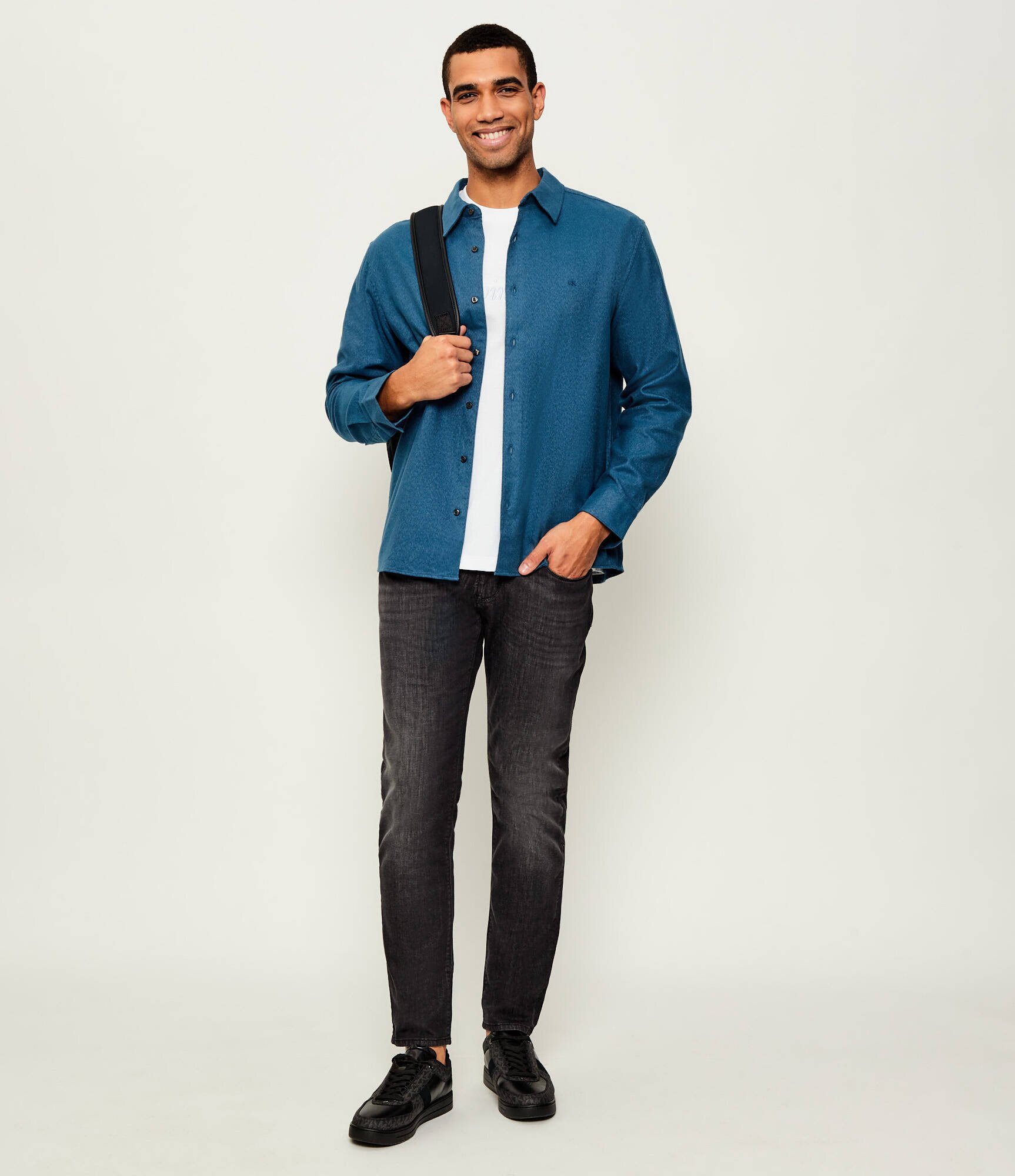 Calvin Klein Cămașă Melange | regular fit