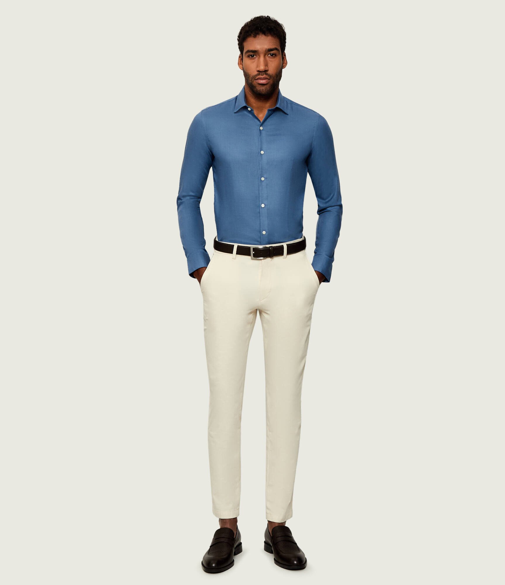 Calvin Klein Cămașă | Slim Fit cu adaos de lână