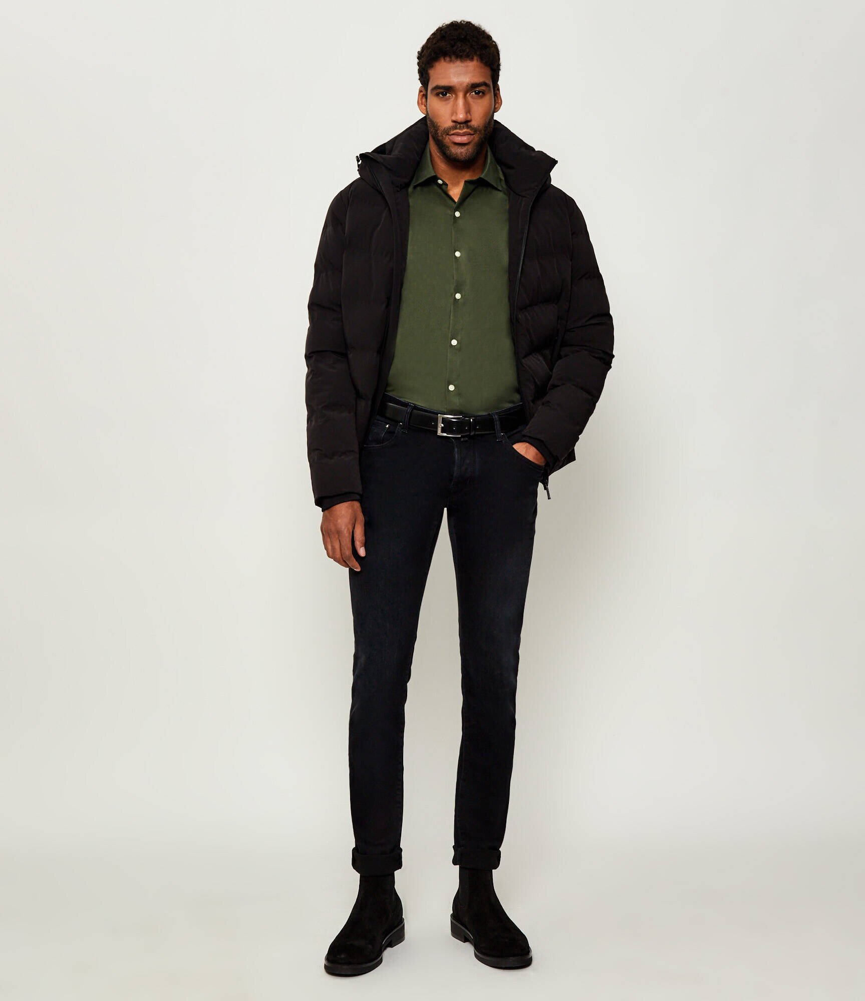 Calvin Klein Cămașă | Slim Fit cu adaos de lână