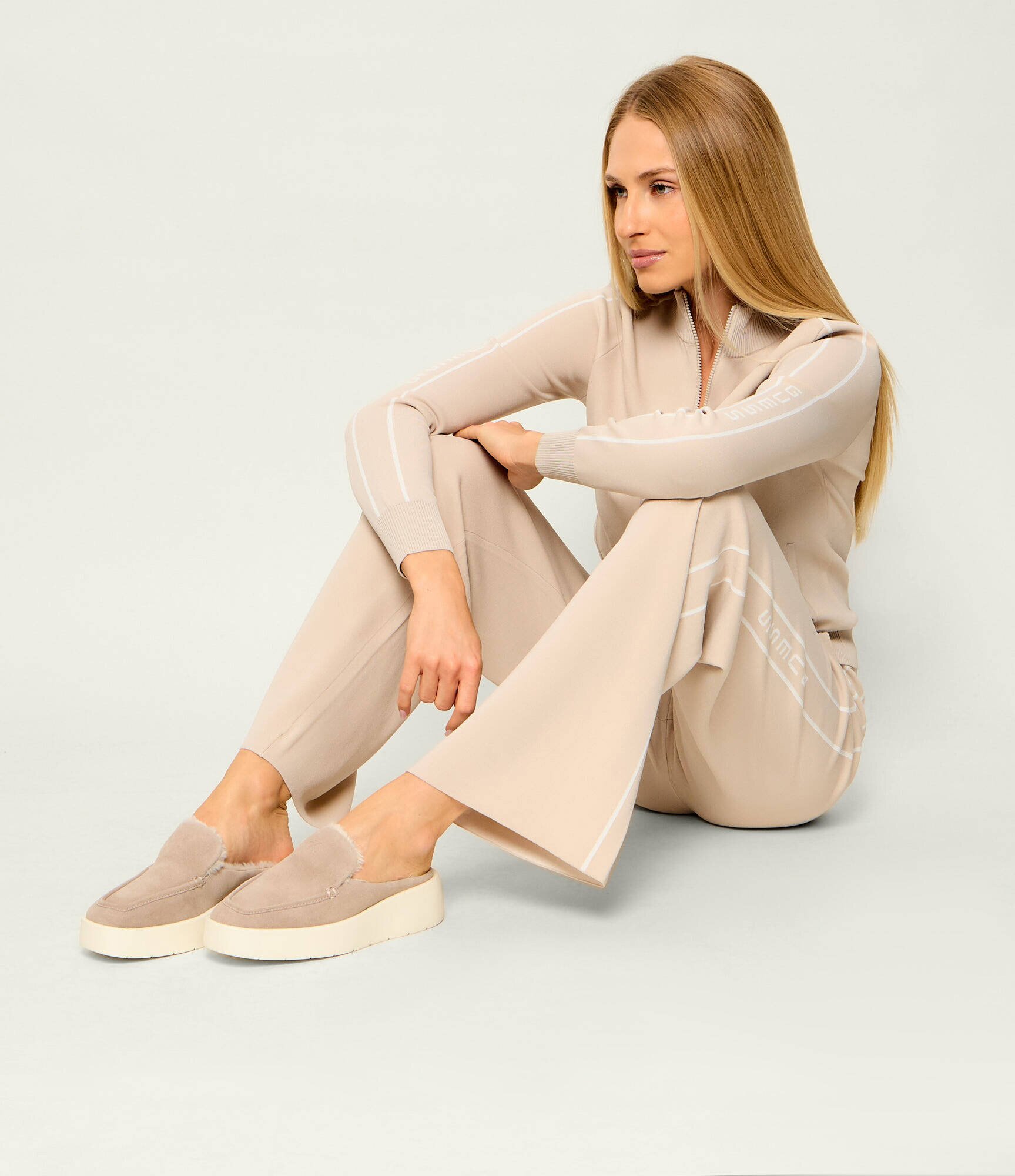Calvin Klein Căptușite mules (încălțăminte) | shearling | piele întoarsă