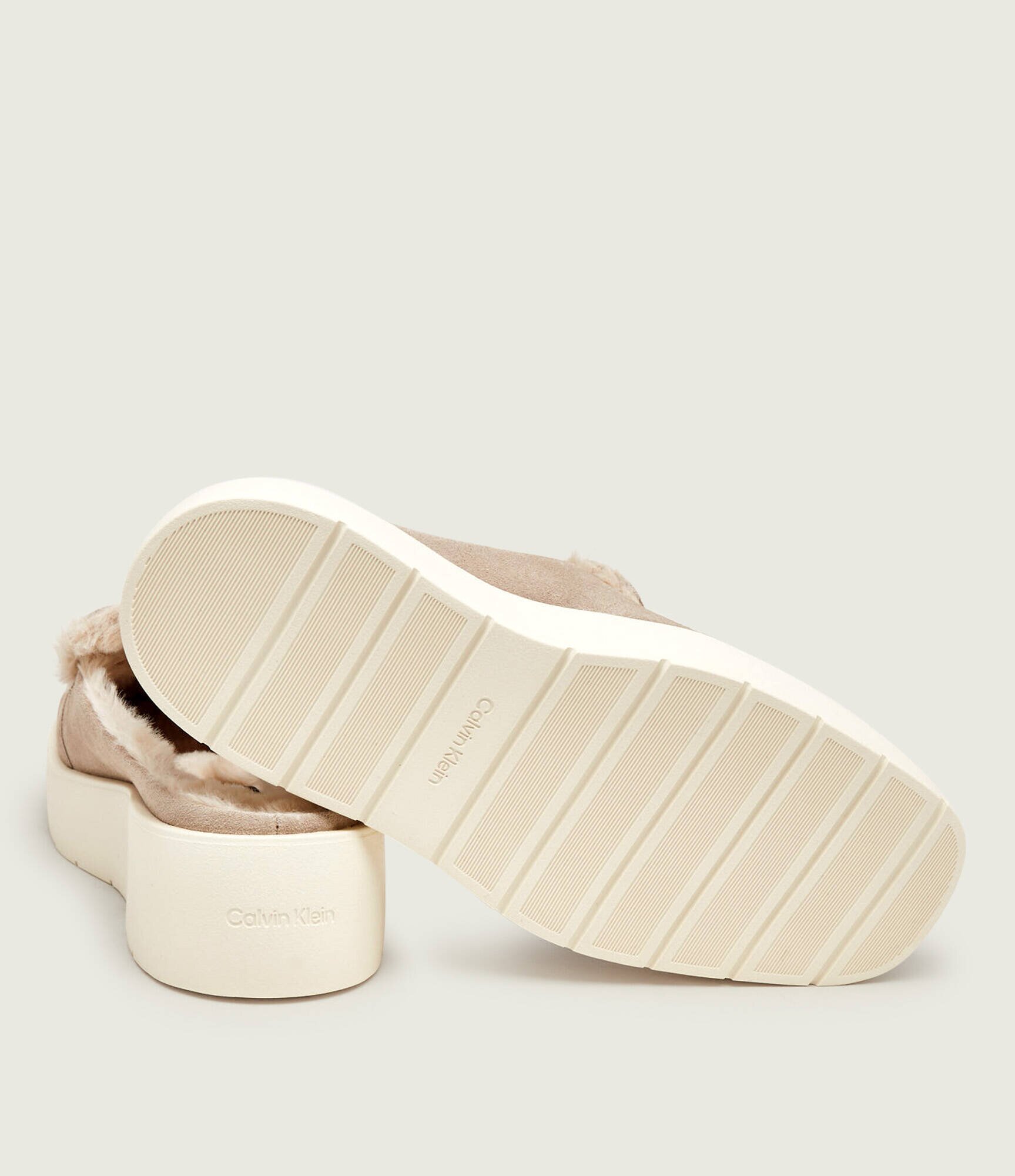 Calvin Klein Căptușite mules (încălțăminte) | shearling | piele întoarsă
