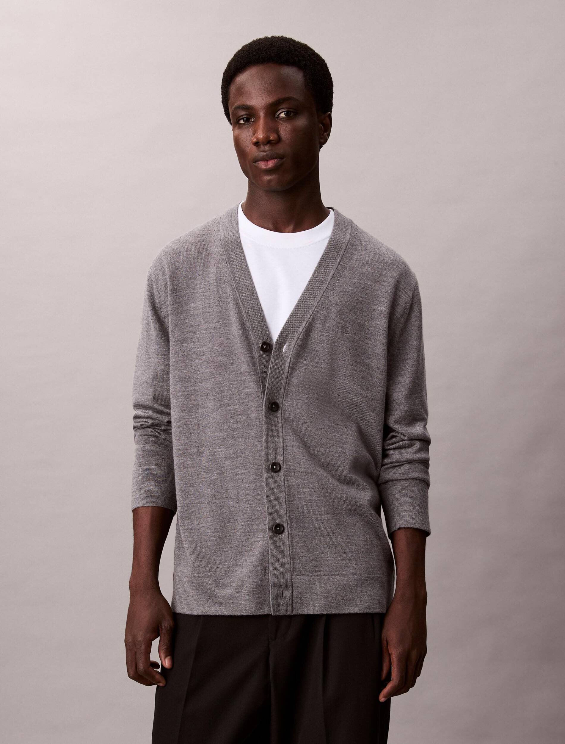 Calvin Klein De lână cardigan | regular fit