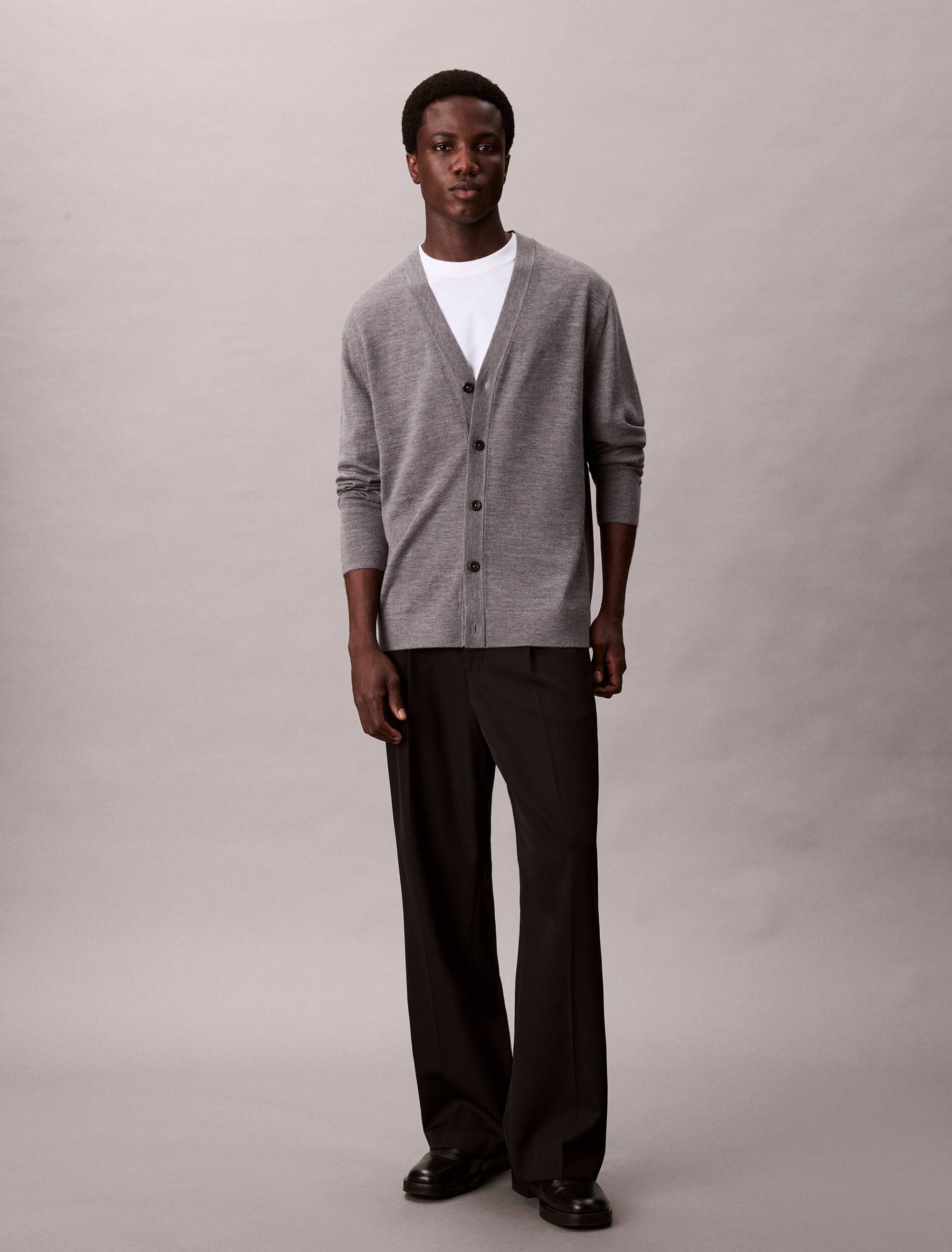 Calvin Klein De lână cardigan | regular fit