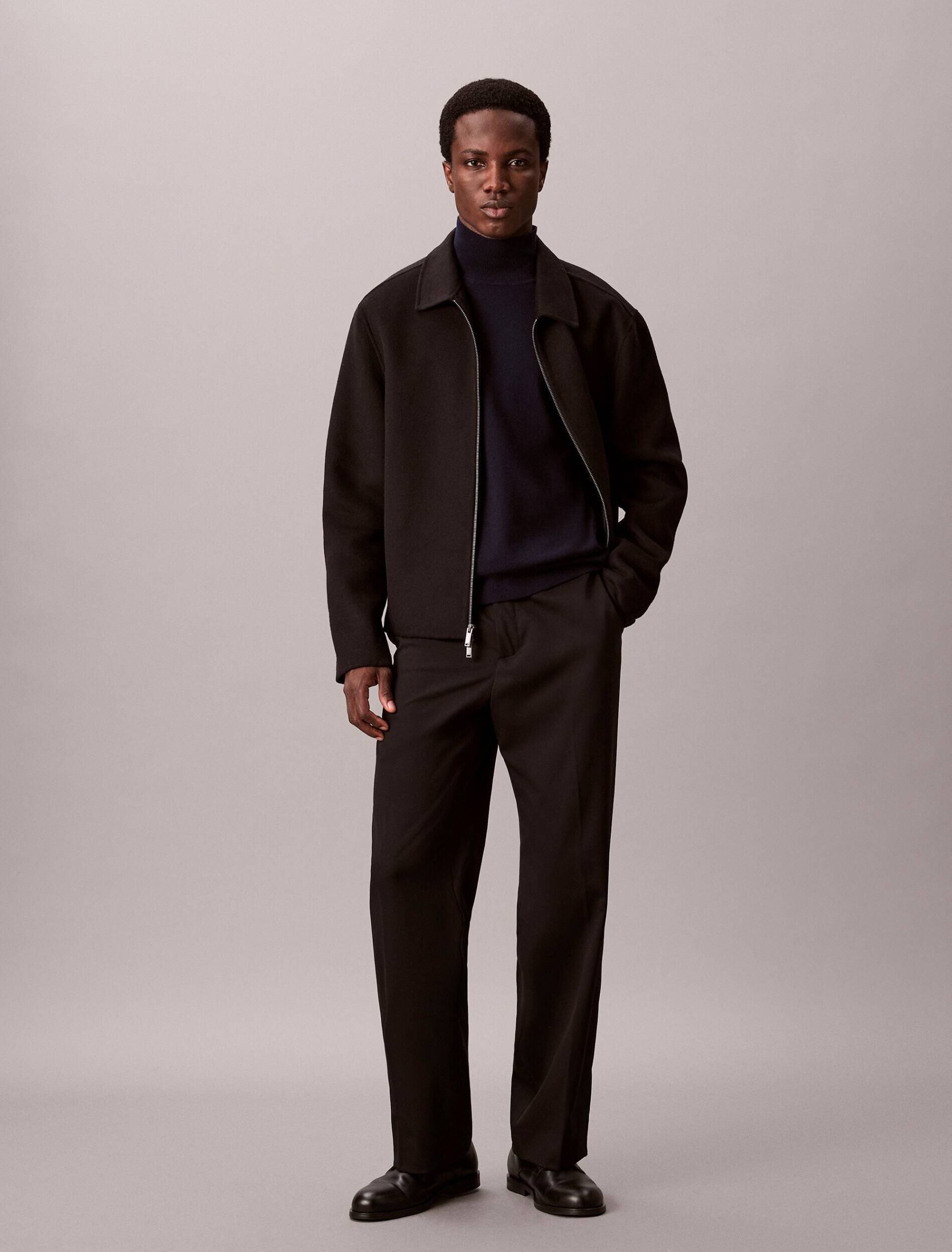 Calvin Klein De lână guler înalt | regular fit