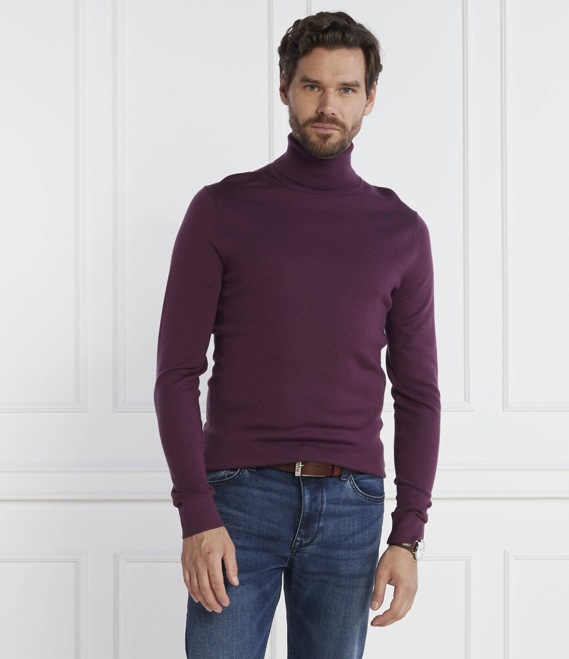 Calvin Klein de lână maletă | slim fit