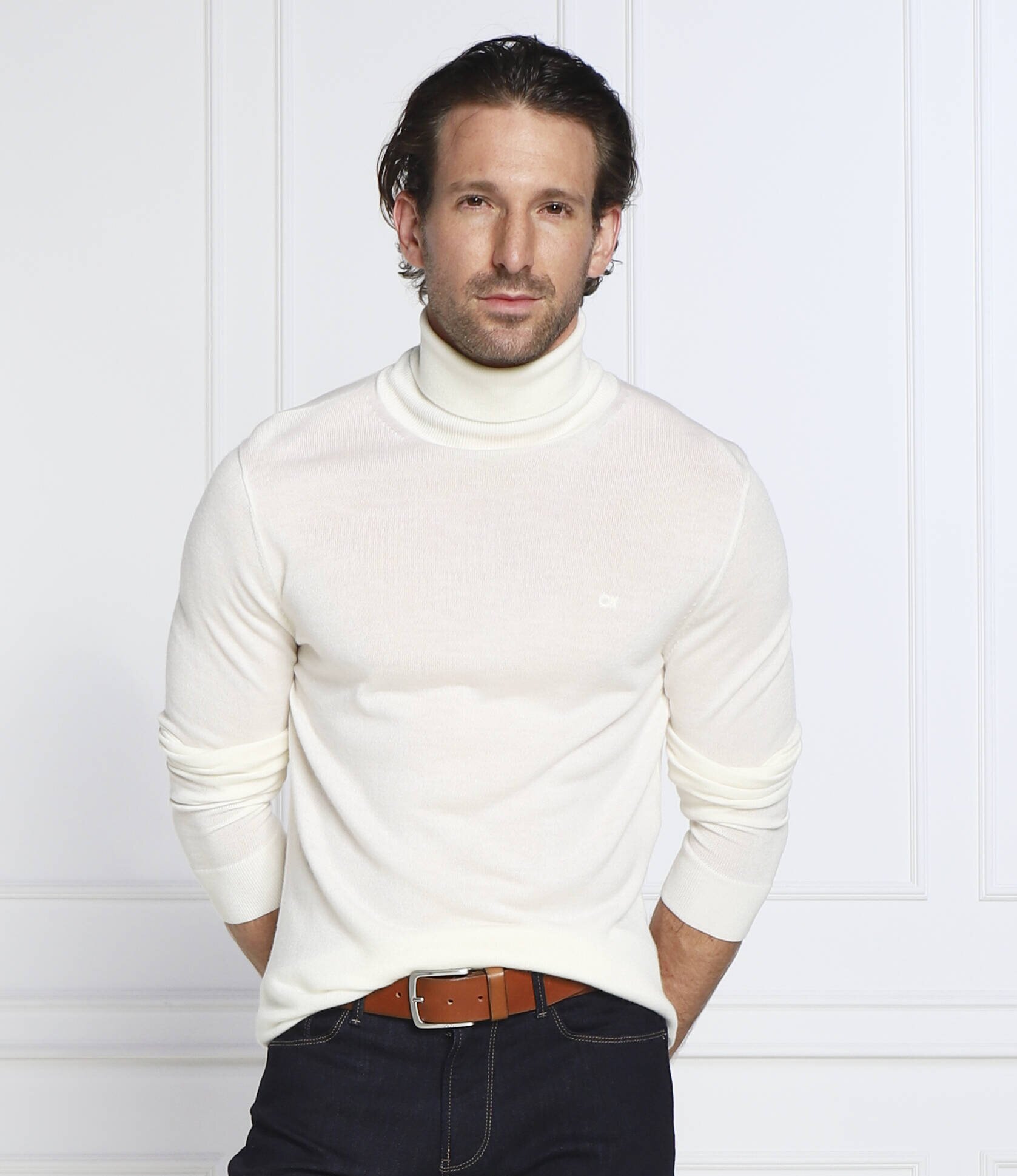 Calvin Klein de lână maletă | slim fit